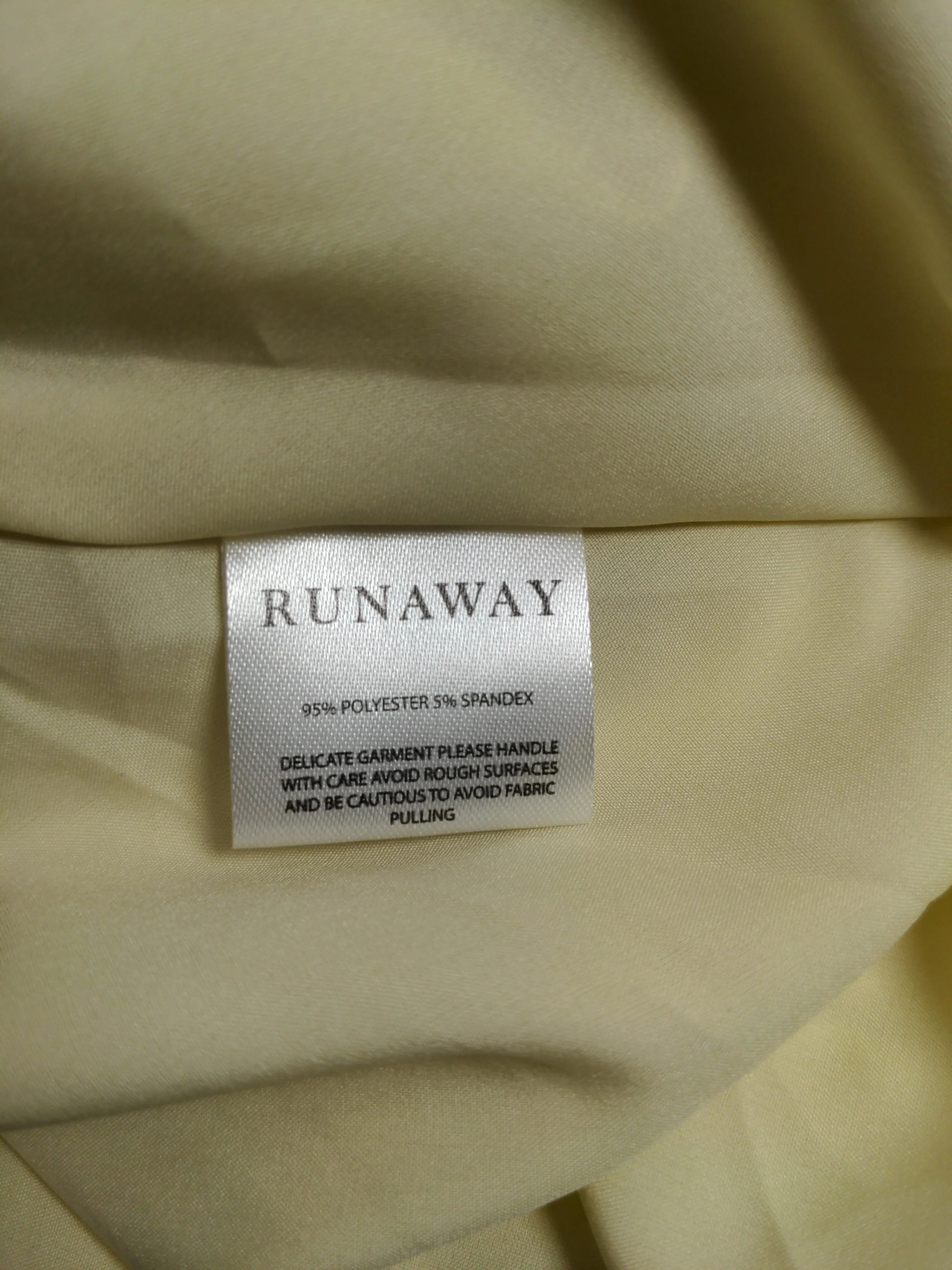 Runaway Slip Maxi Dress XL in Yellow - Image 6