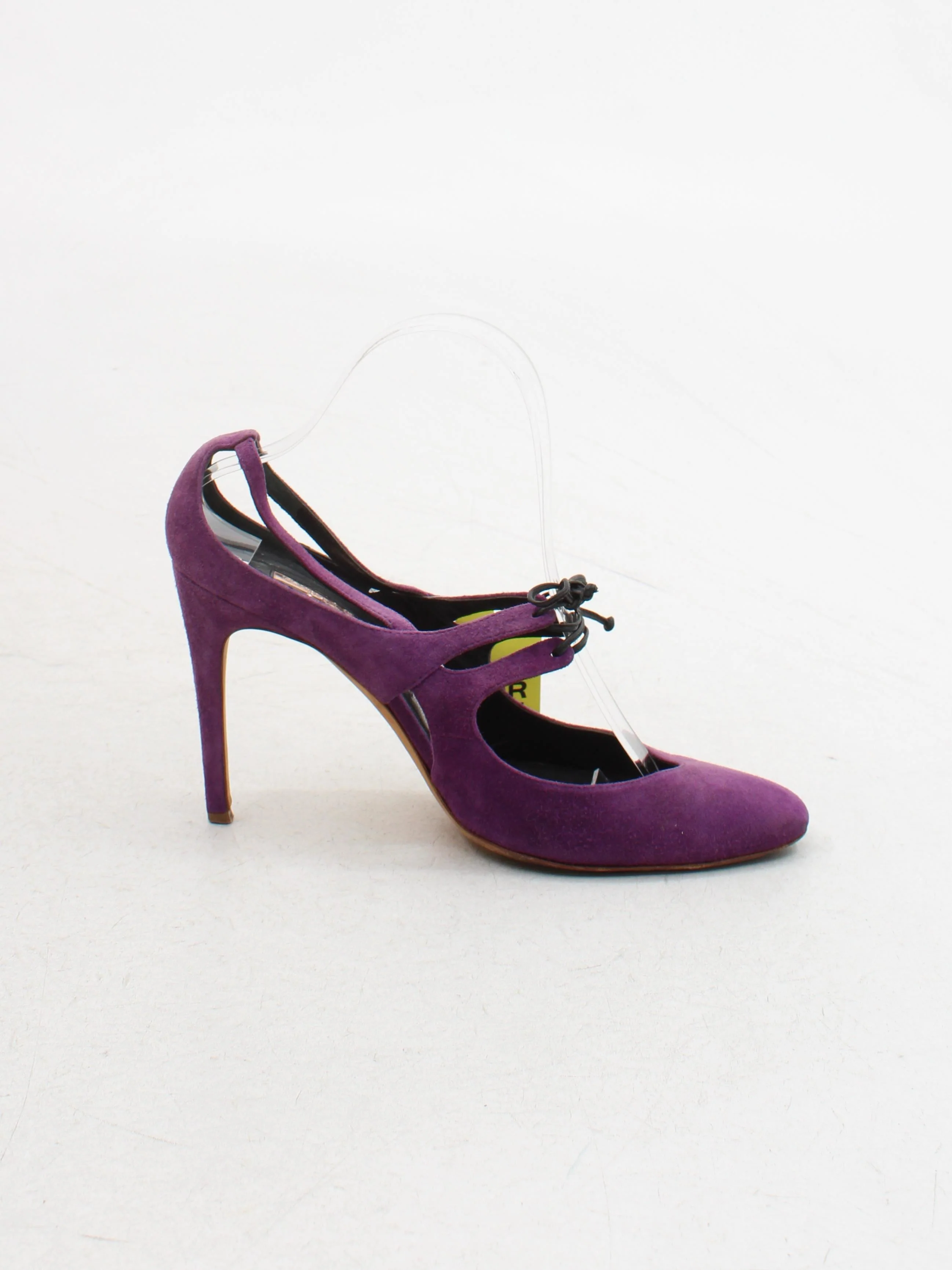 Rupert Sanderson Women's Heels UK 5.5 Purple 100% Suede Court - Image 5