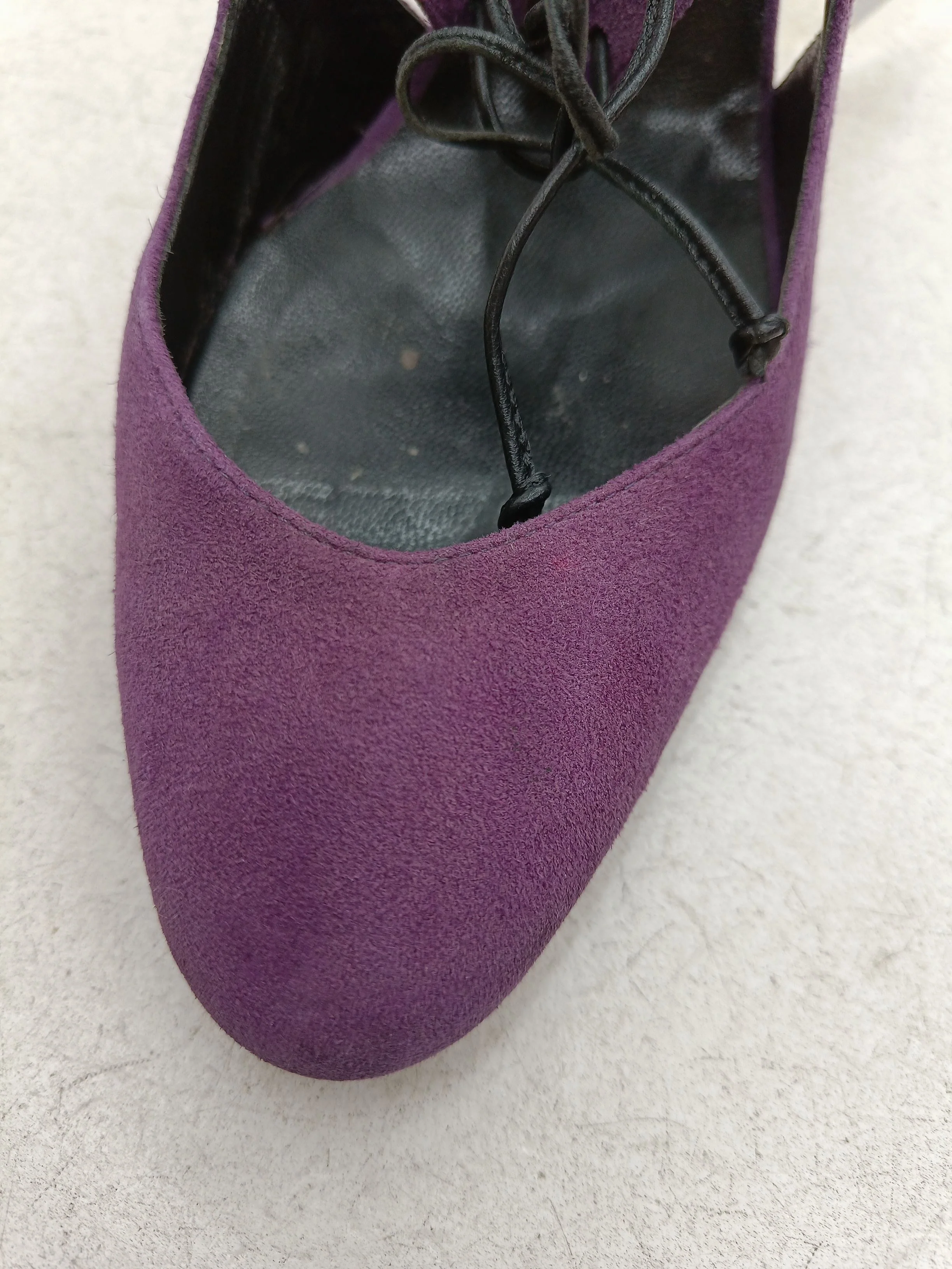 Rupert Sanderson Women's Heels UK 5.5 Purple 100% Suede Court - Image 9