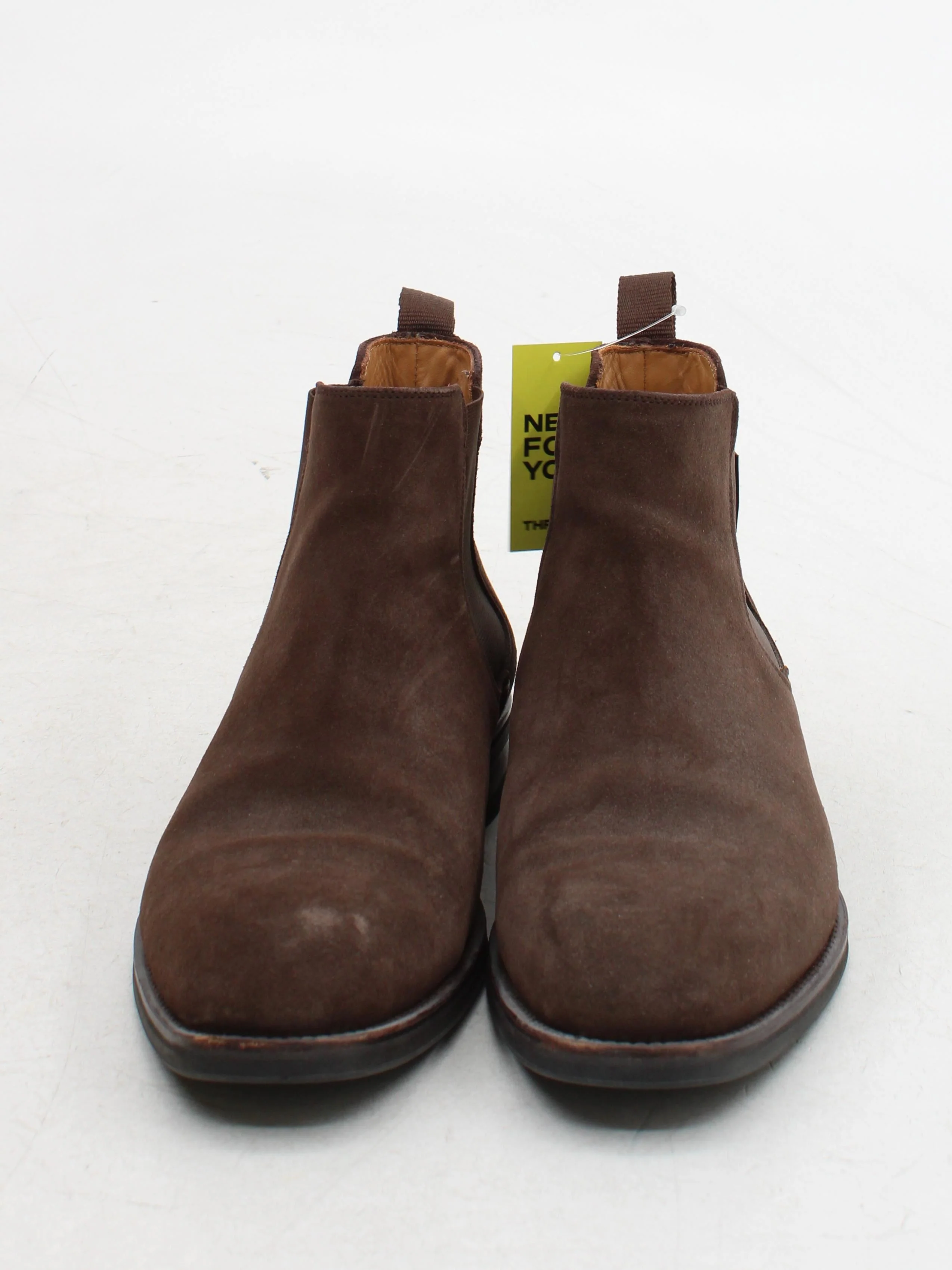 Russell & Bromley Men's Boots UK 10 Brown 100% Suede Chelsea - Image 2