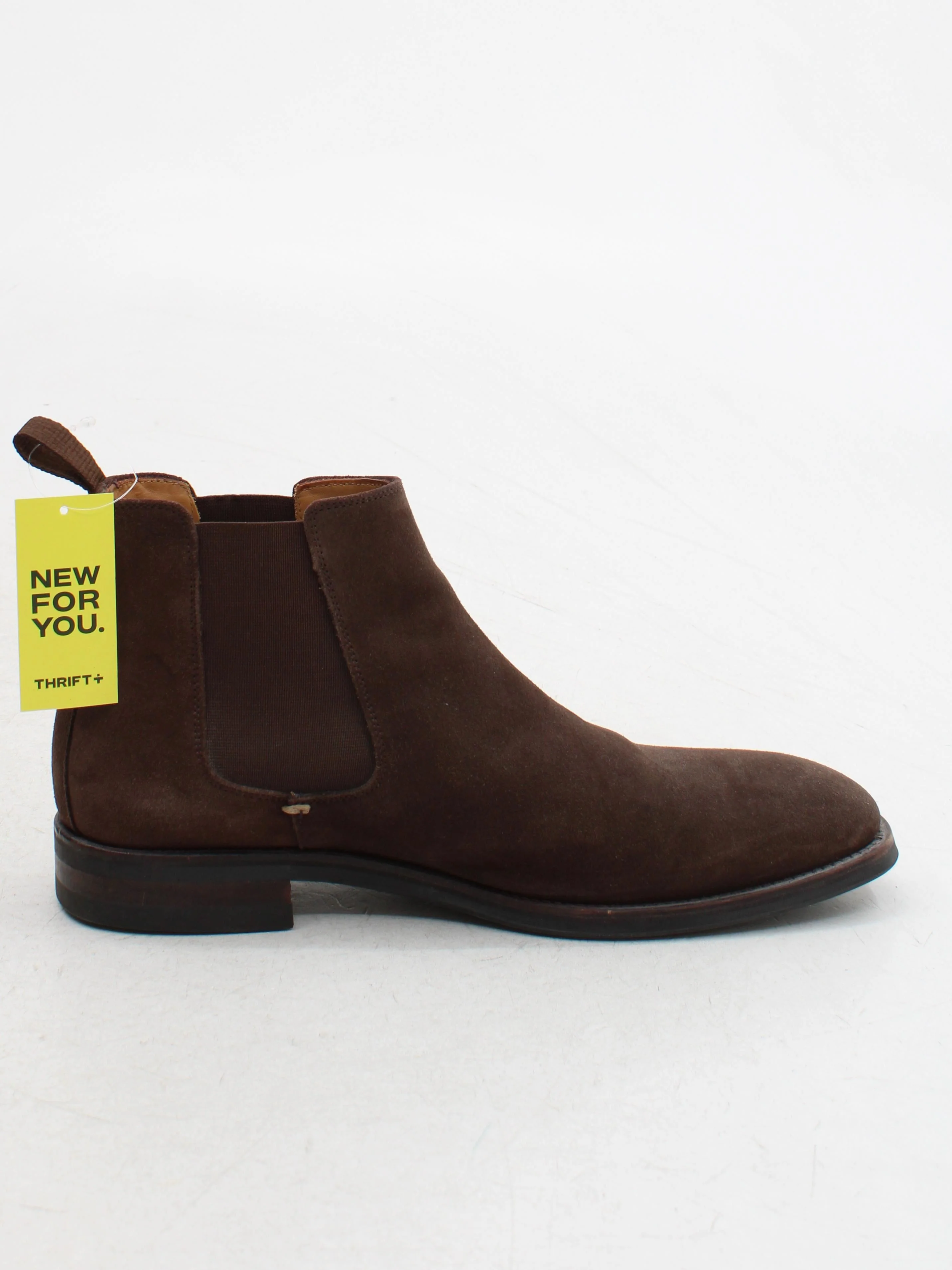 Russell & Bromley Men's Boots UK 10 Brown 100% Suede Chelsea - Image 5
