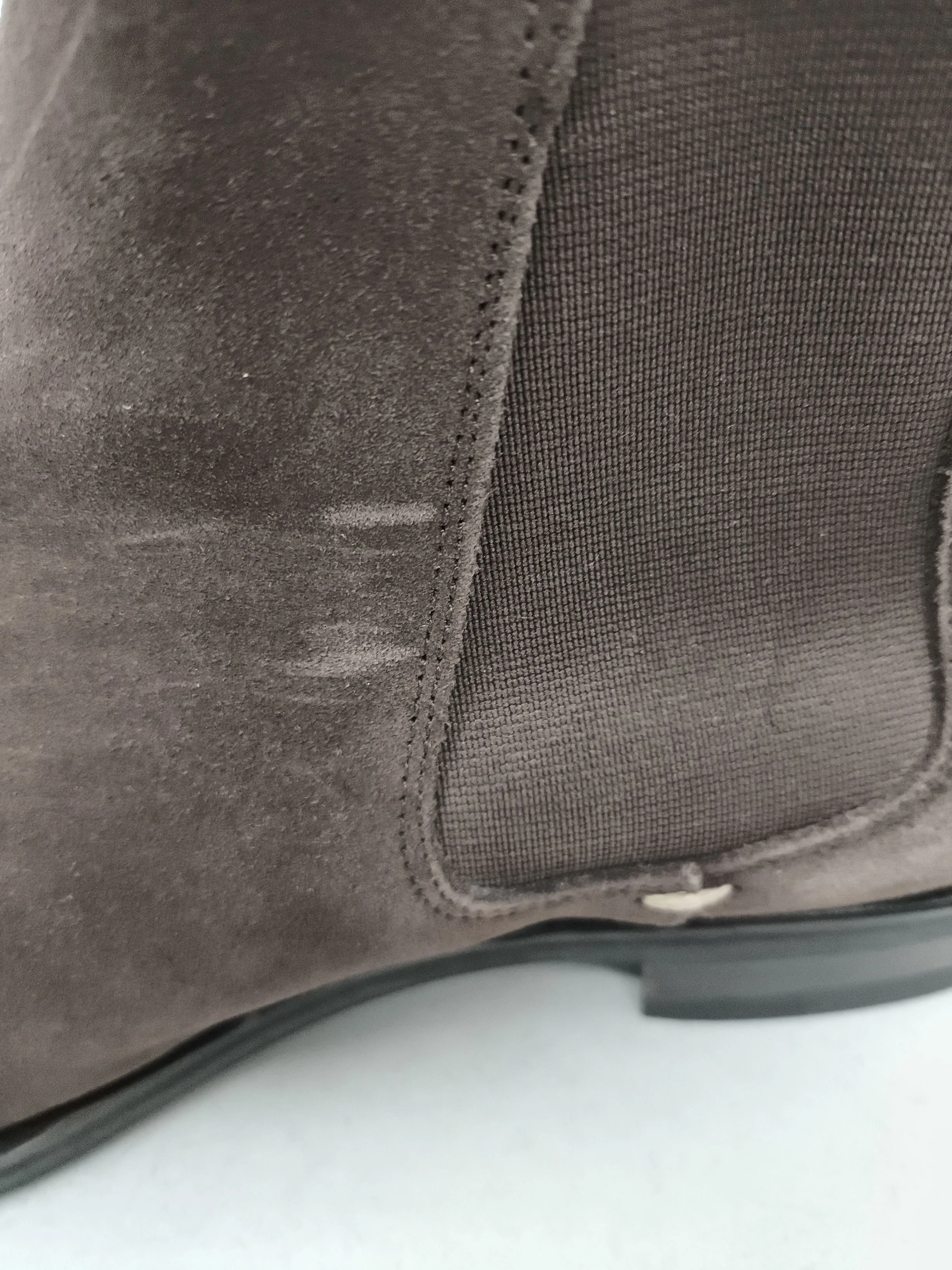 Russell & Bromley Men's Boots UK 10 Brown 100% Suede Chelsea - Image 8