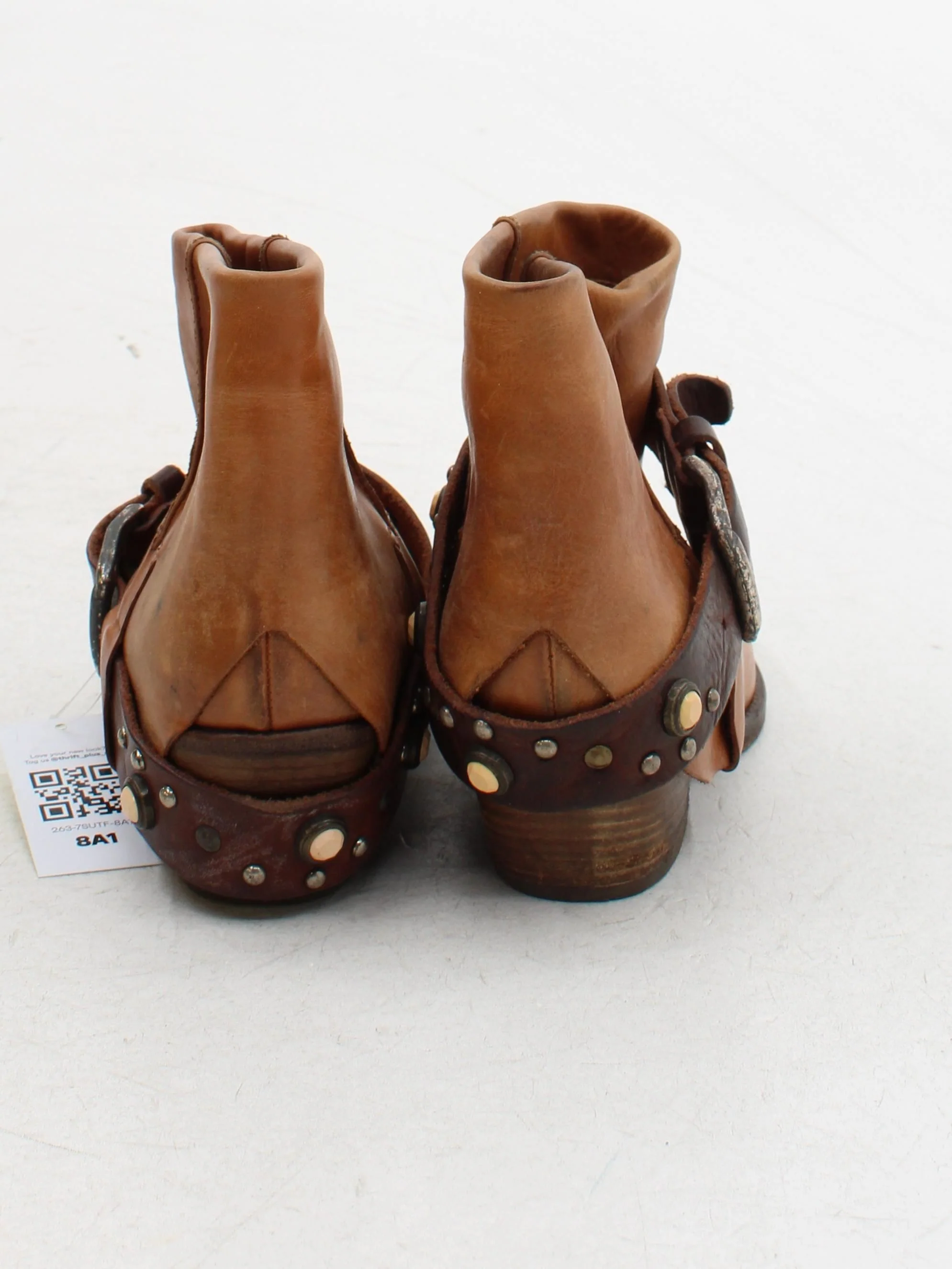 Russell & Bromley Men's Boots UK 5 Tan 100% Leather Cowboy - Image 3