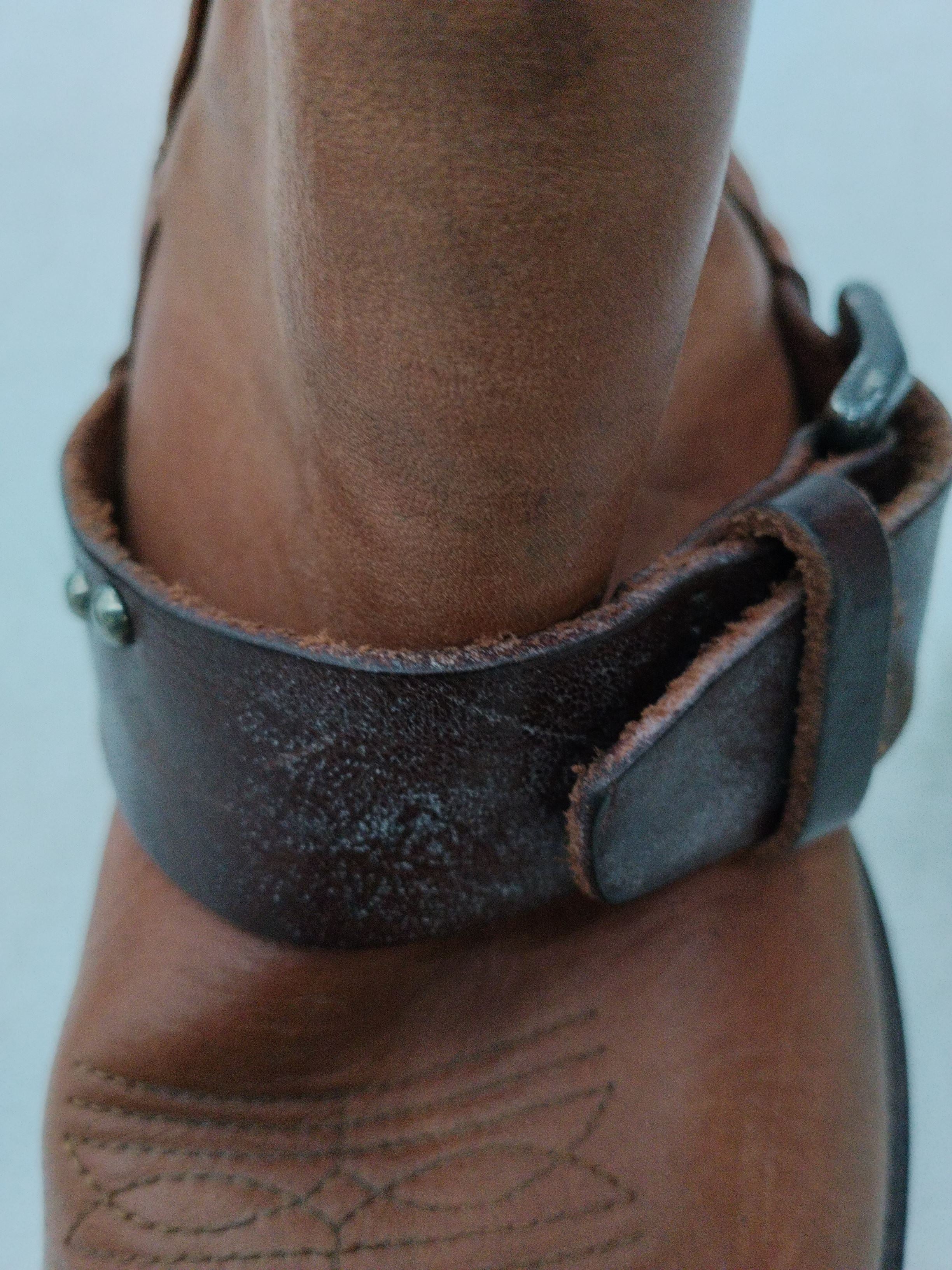 Russell & Bromley Men's Boots UK 5 Tan 100% Leather Cowboy - Image 9