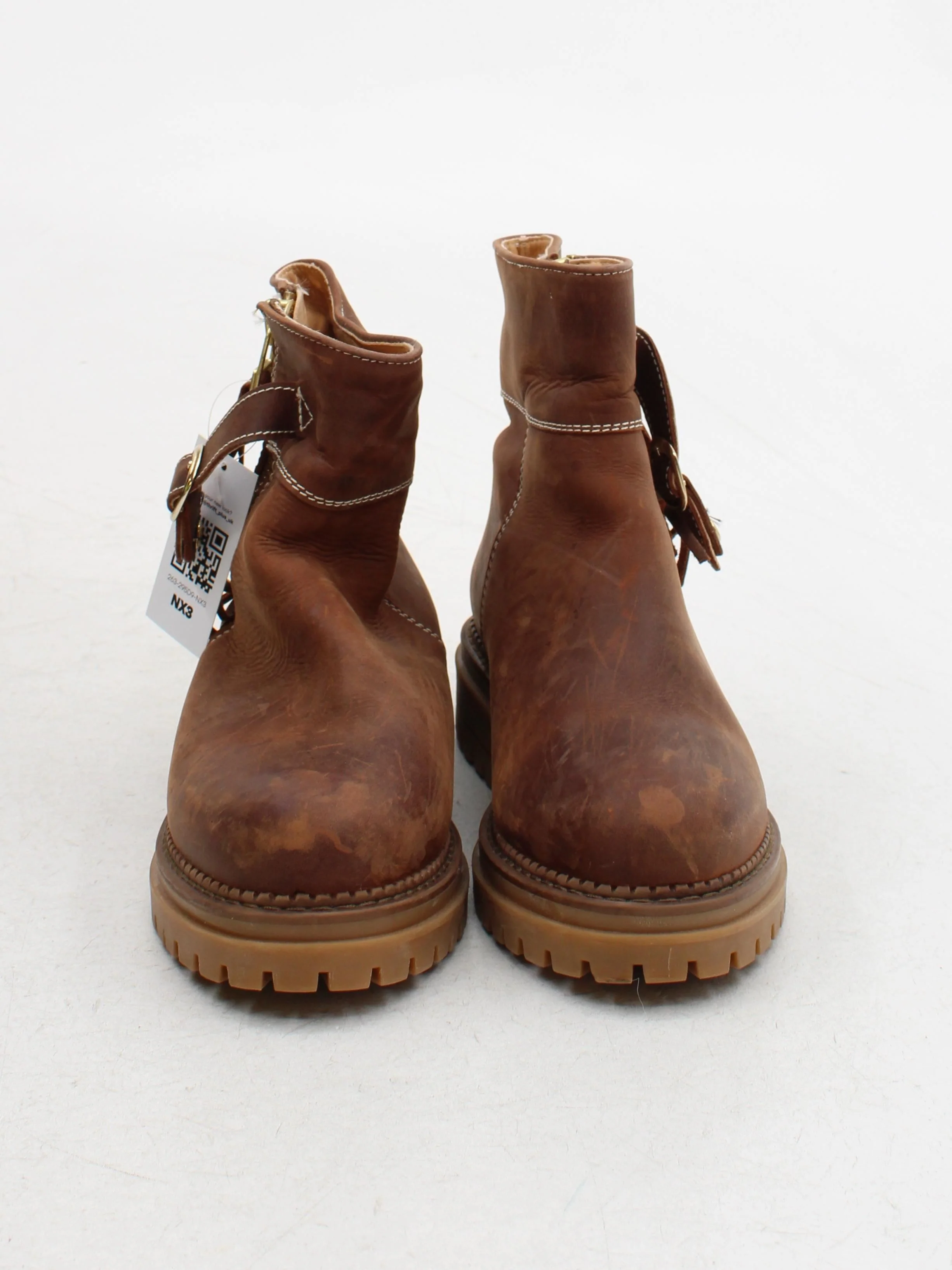 Russell & Bromley Men's Boots UK 7 Brown 100% Suede Combat - Image 2