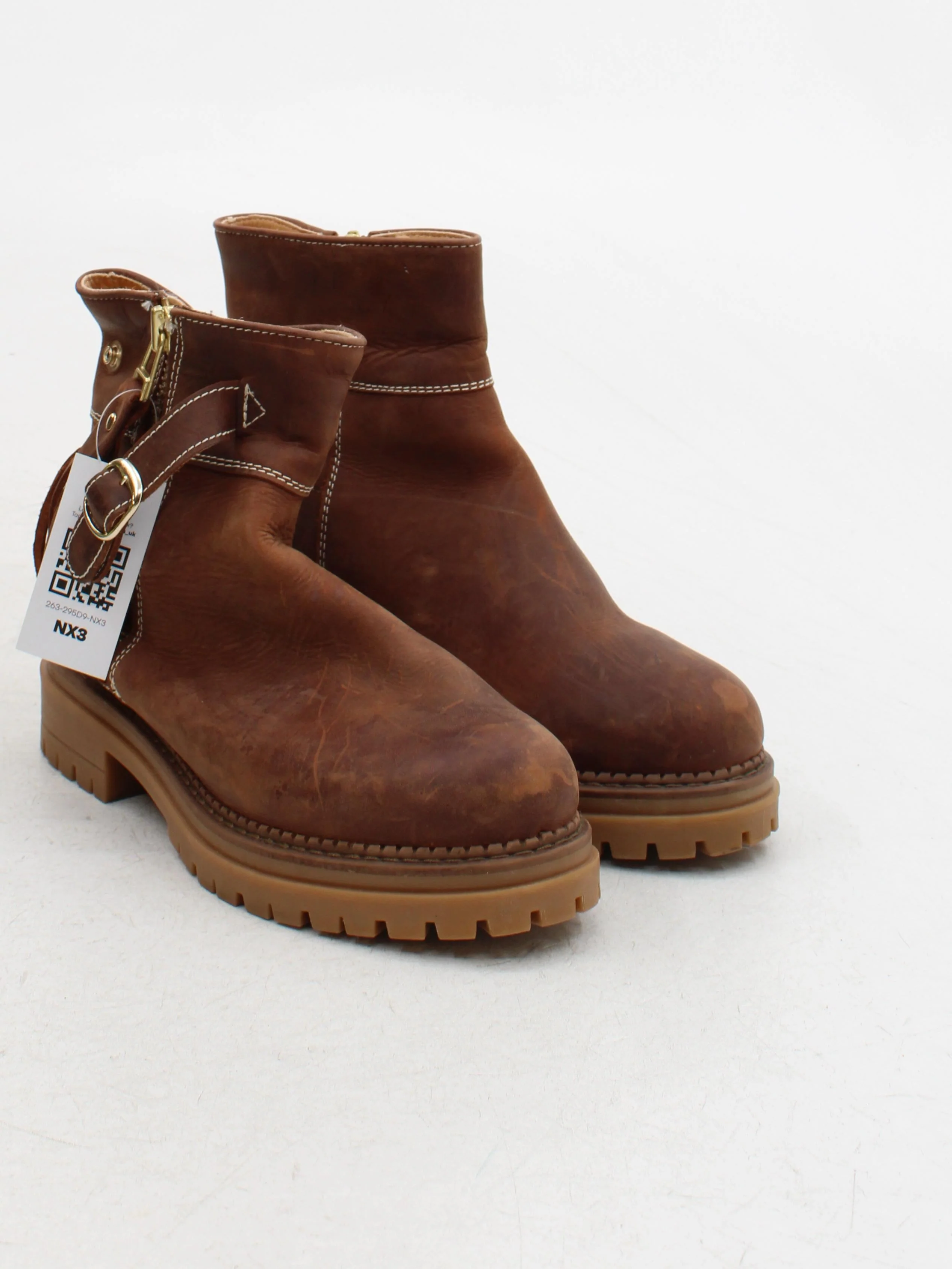 Russell & Bromley Men's Boots UK 7 Brown 100% Suede Combat - Image 4