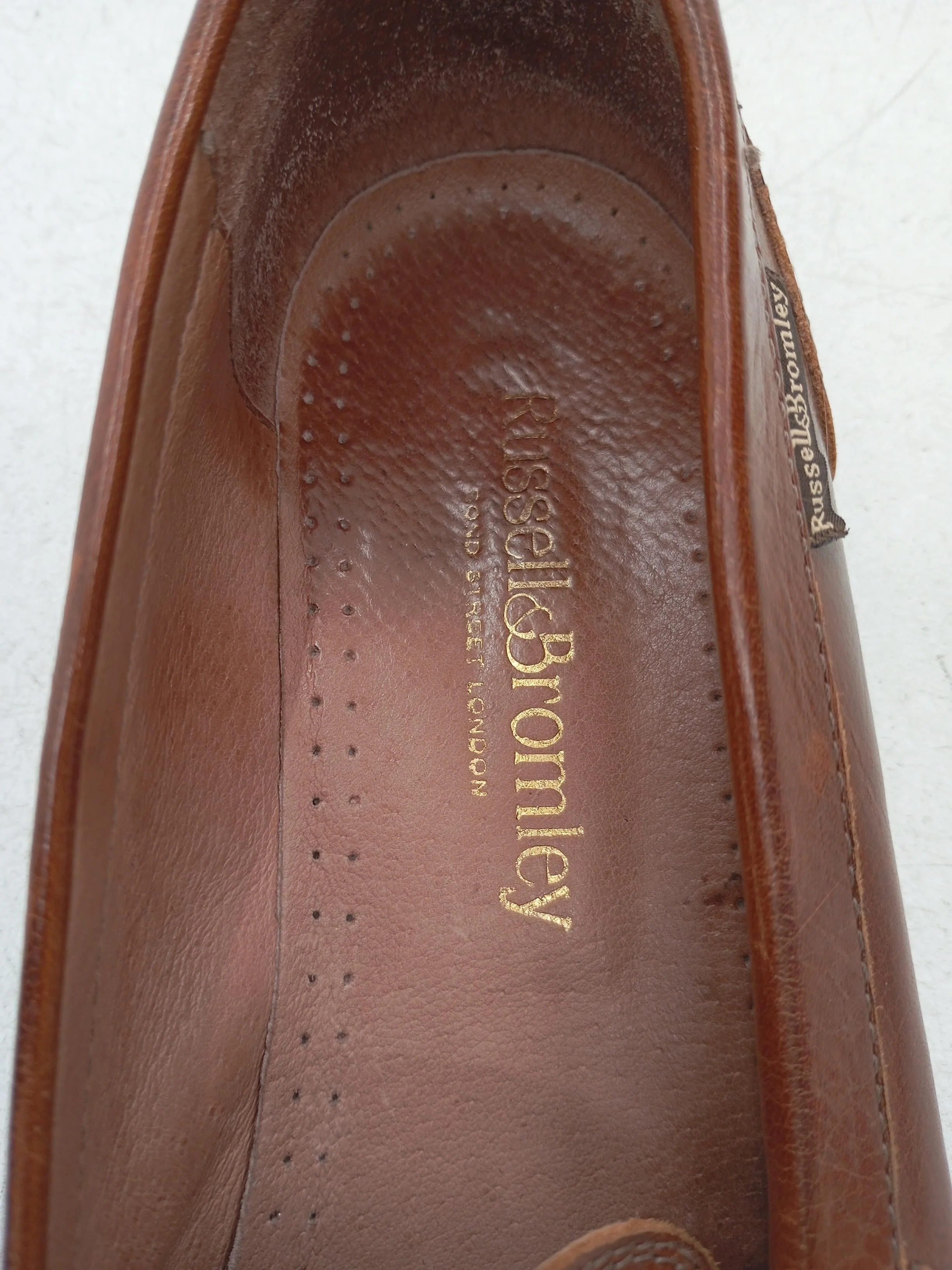 Russell & Bromley Men's Formal Shoes UK 6 Brown 100% Leather Brogue - Image 6