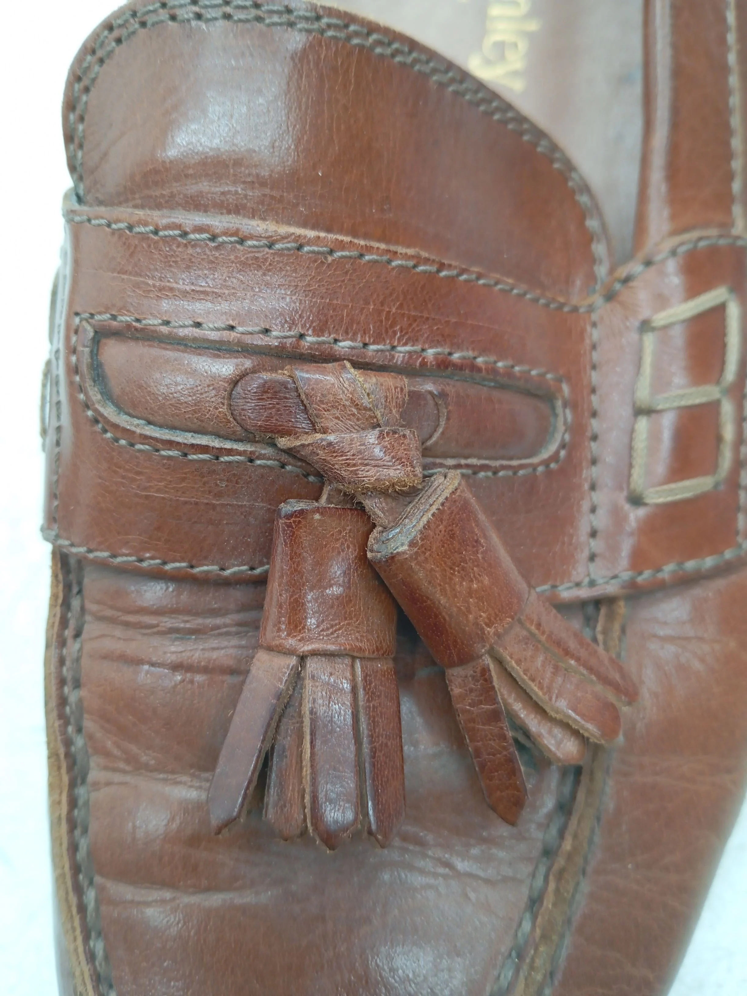 Russell & Bromley Men's Formal Shoes UK 6 Brown 100% Leather Brogue - Image 8