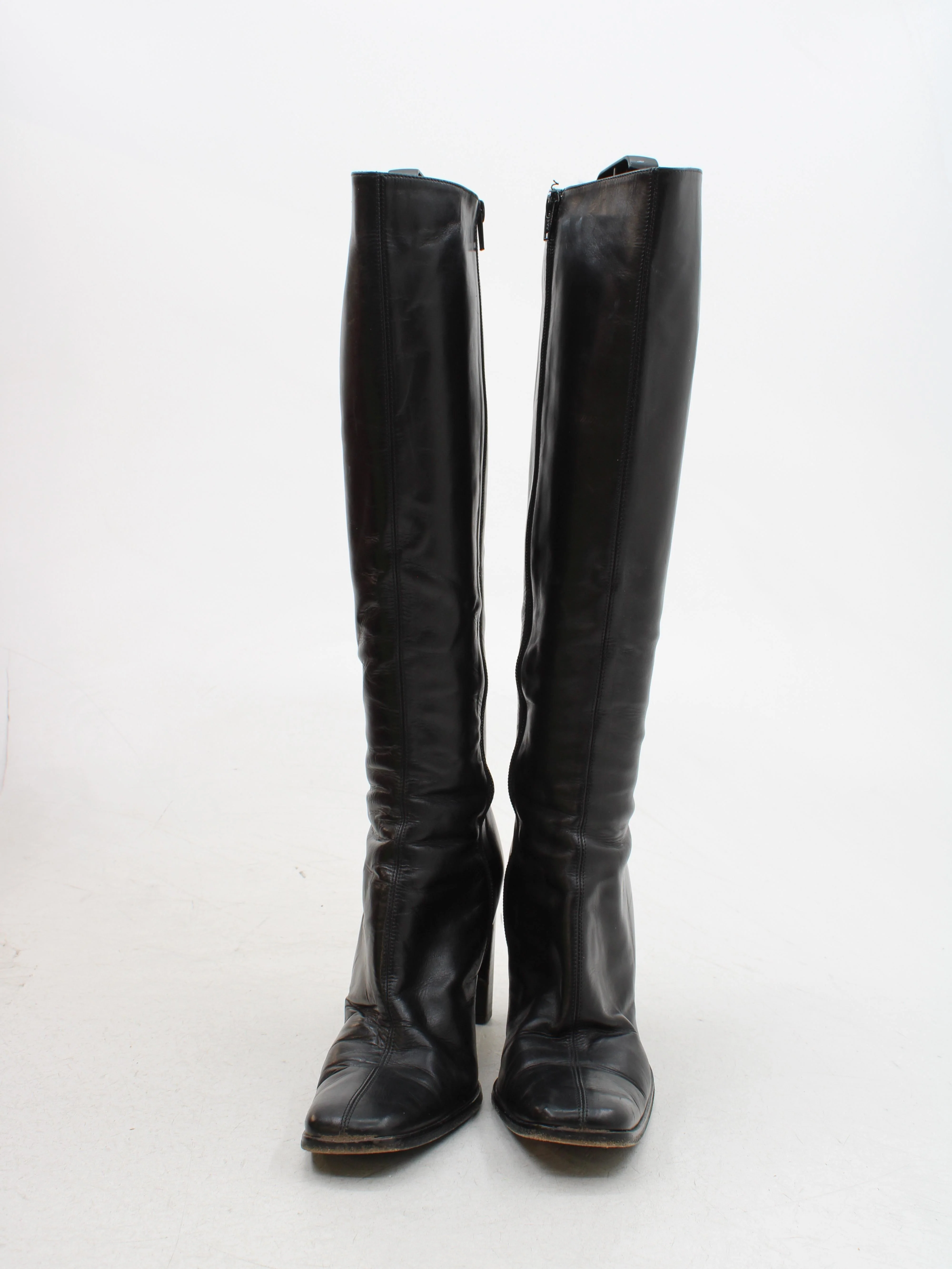 Russell & Bromley Women's Boots UK 7 Black 100% Leather Riding Boot - Image 2