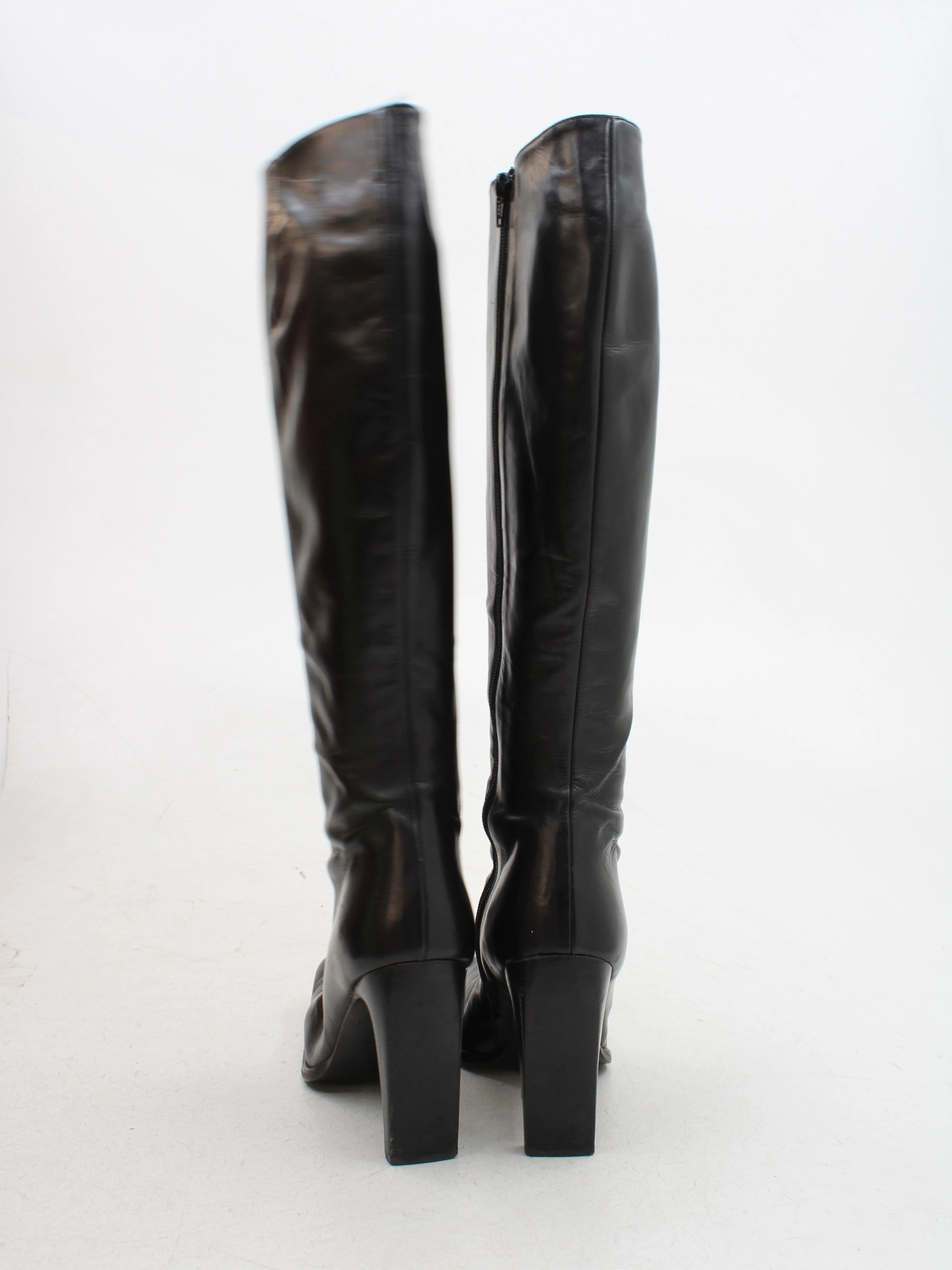 Russell & Bromley Women's Boots UK 7 Black 100% Leather Riding Boot - Image 3