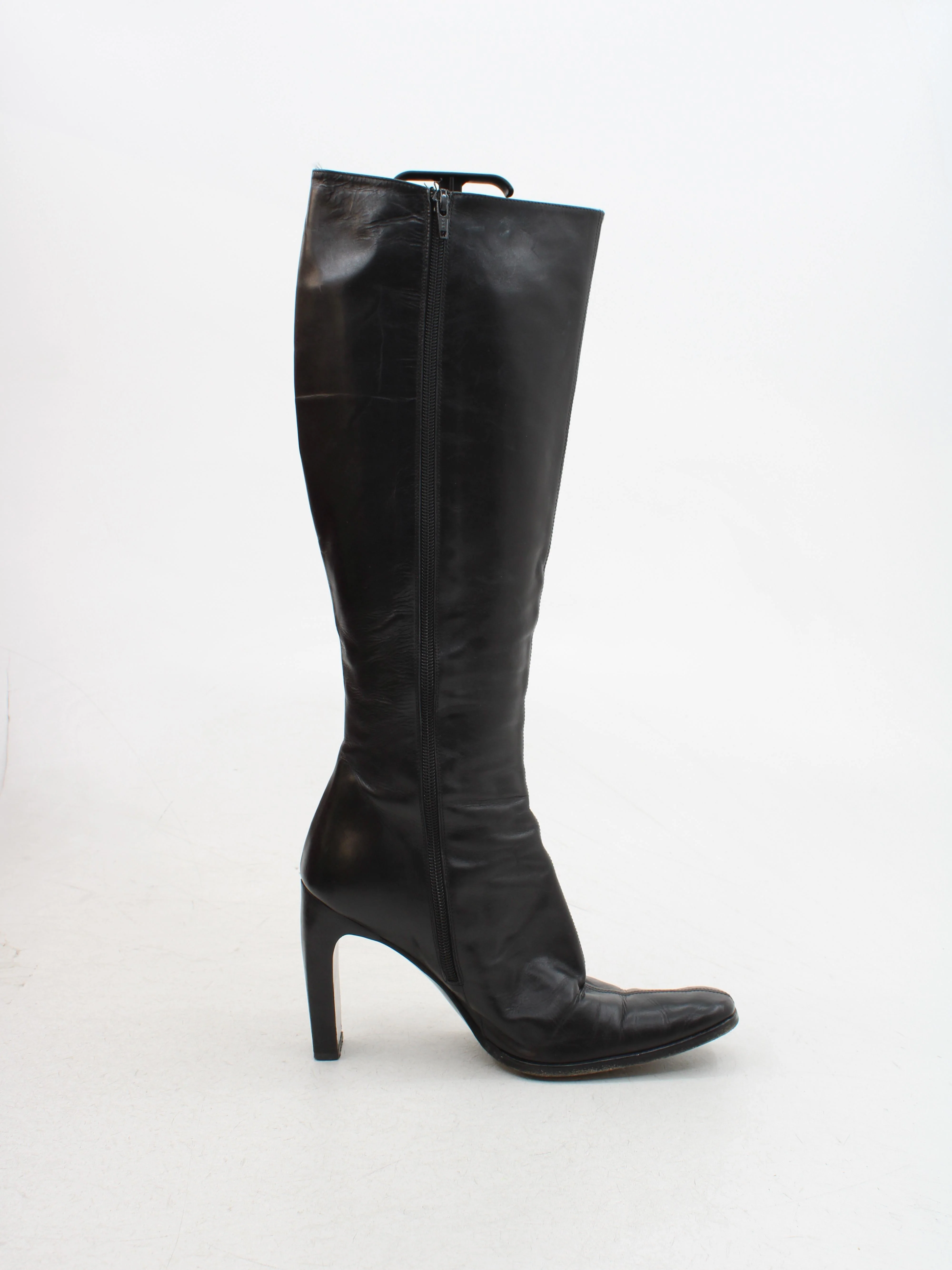 Russell & Bromley Women's Boots UK 7 Black 100% Leather Riding Boot - Image 5