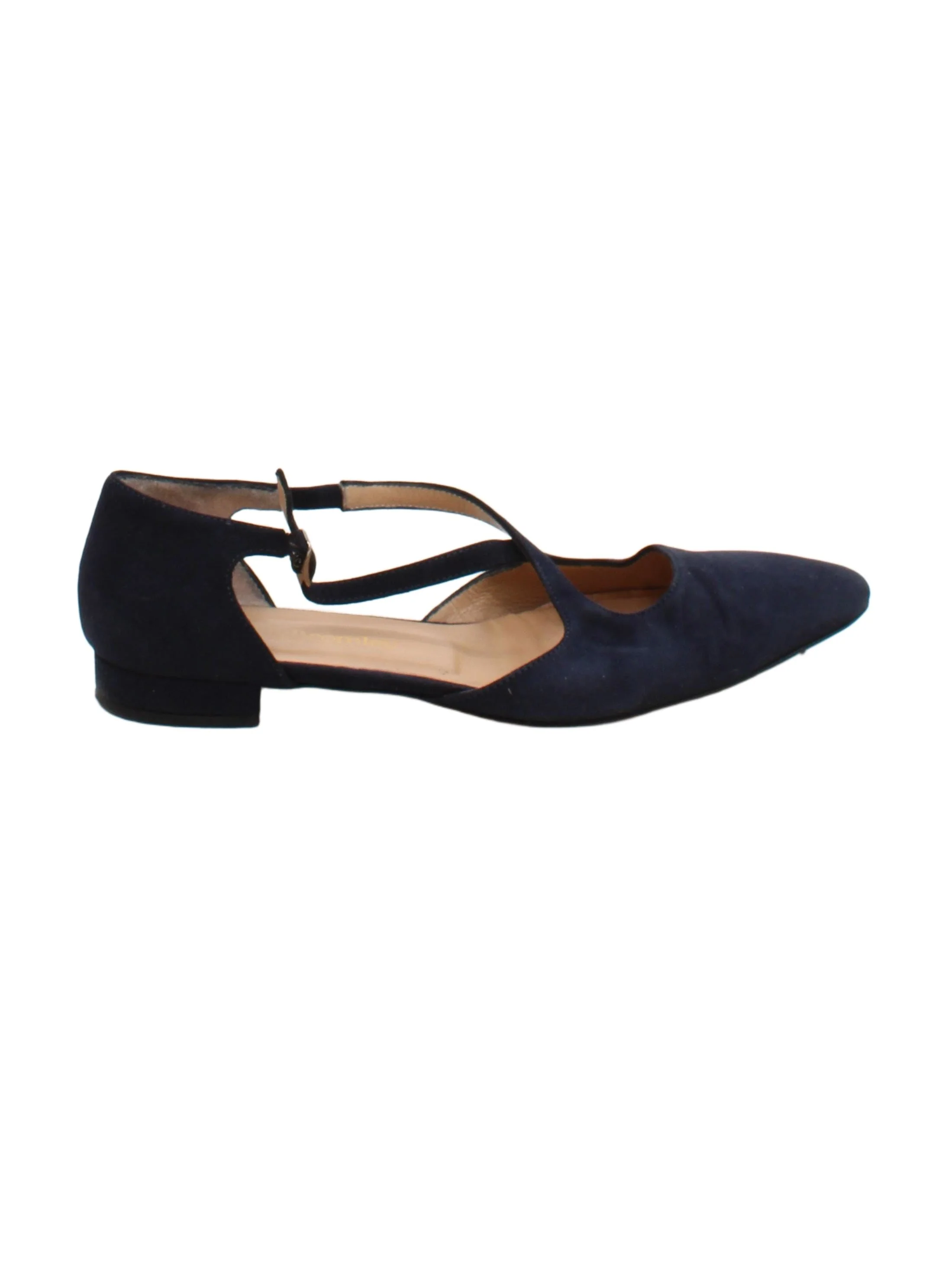Russell & Bromley Women's Flat Shoes UK 5.5 Blue 100% Suede Mary Jane