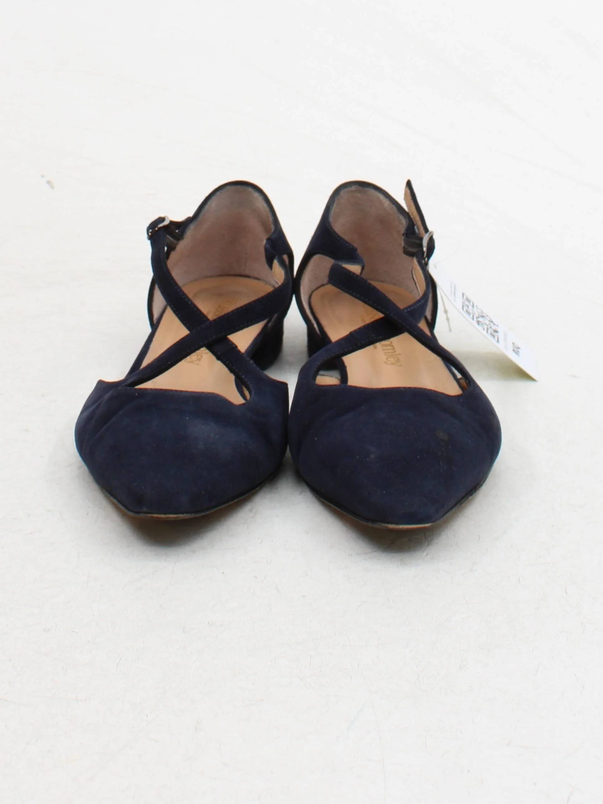 Russell & Bromley Women's Flat Shoes UK 5.5 Blue 100% Suede Mary Jane - Image 2