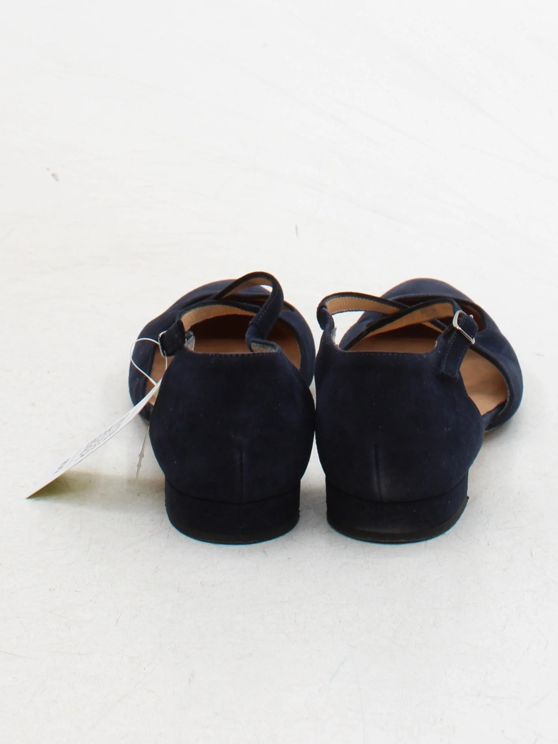 Russell & Bromley Women's Flat Shoes UK 5.5 Blue 100% Suede Mary Jane - Image 3