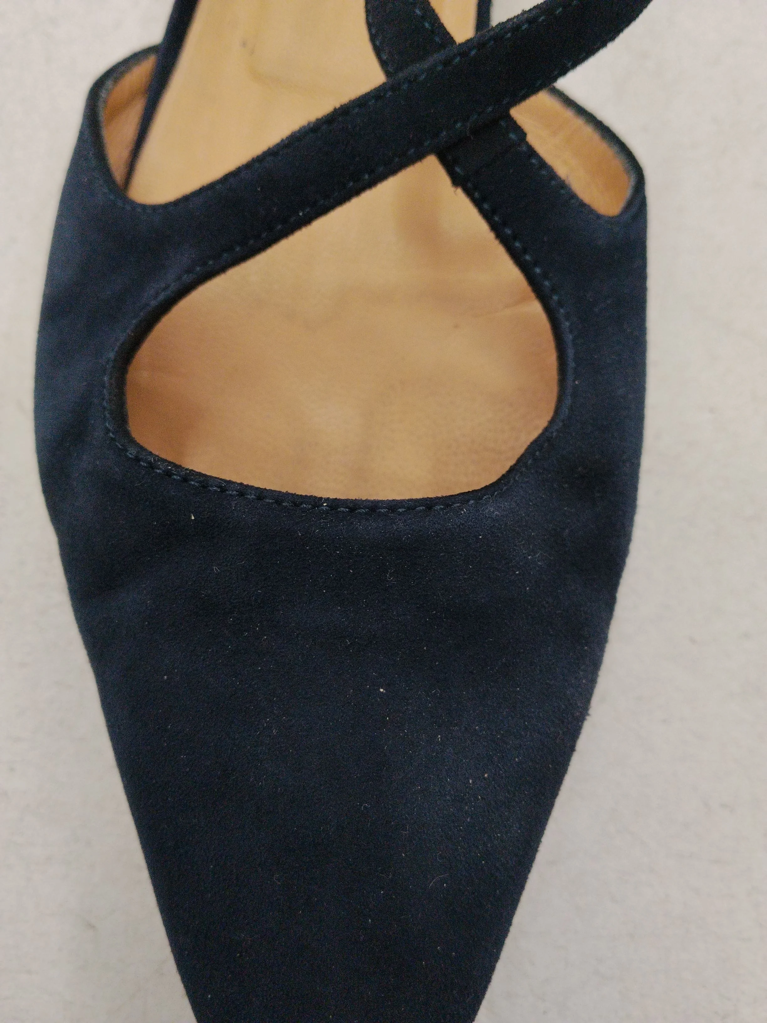 Russell & Bromley Women's Flat Shoes UK 5.5 Blue 100% Suede Mary Jane - Image 8