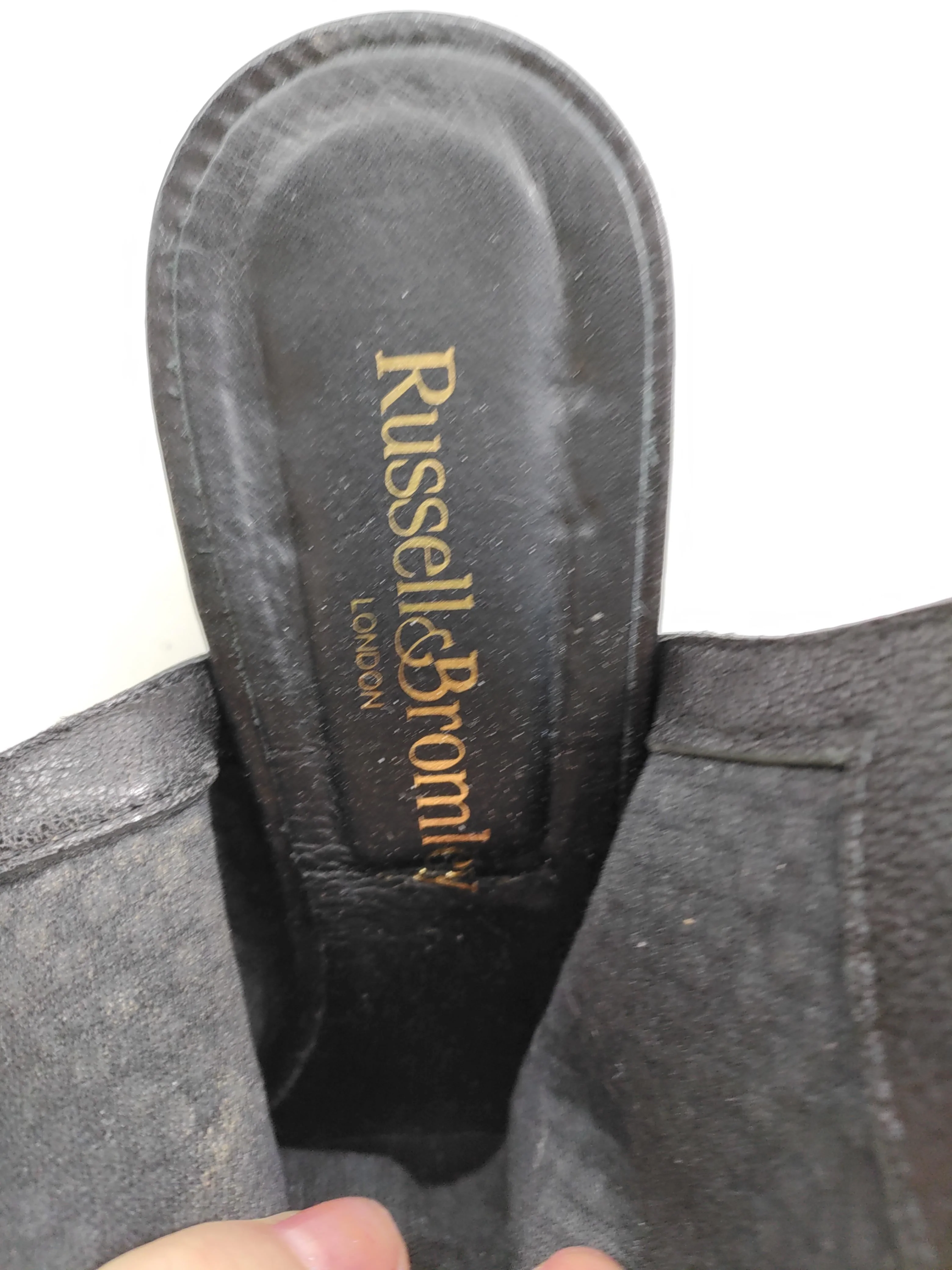 Russell & Bromley Women's Heels UK 5 Black 100% Leather Mule - Image 8