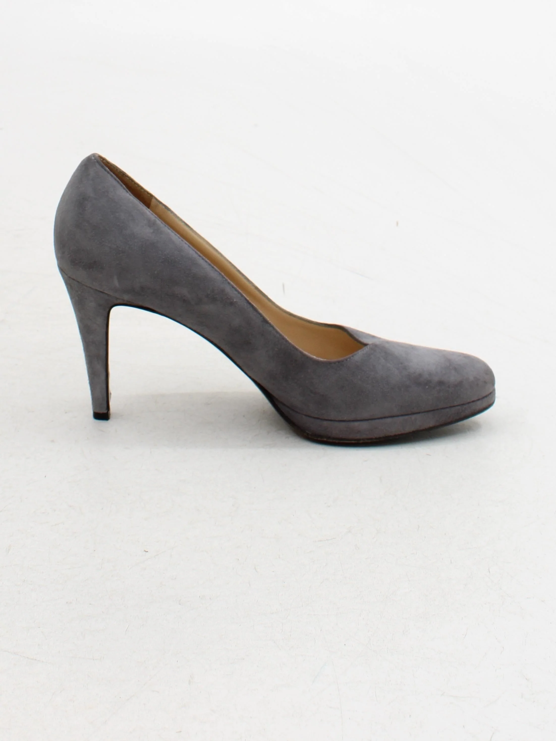Russell & Bromley Women's Heels UK 6.5 Grey 100% Suede Court - Image 5