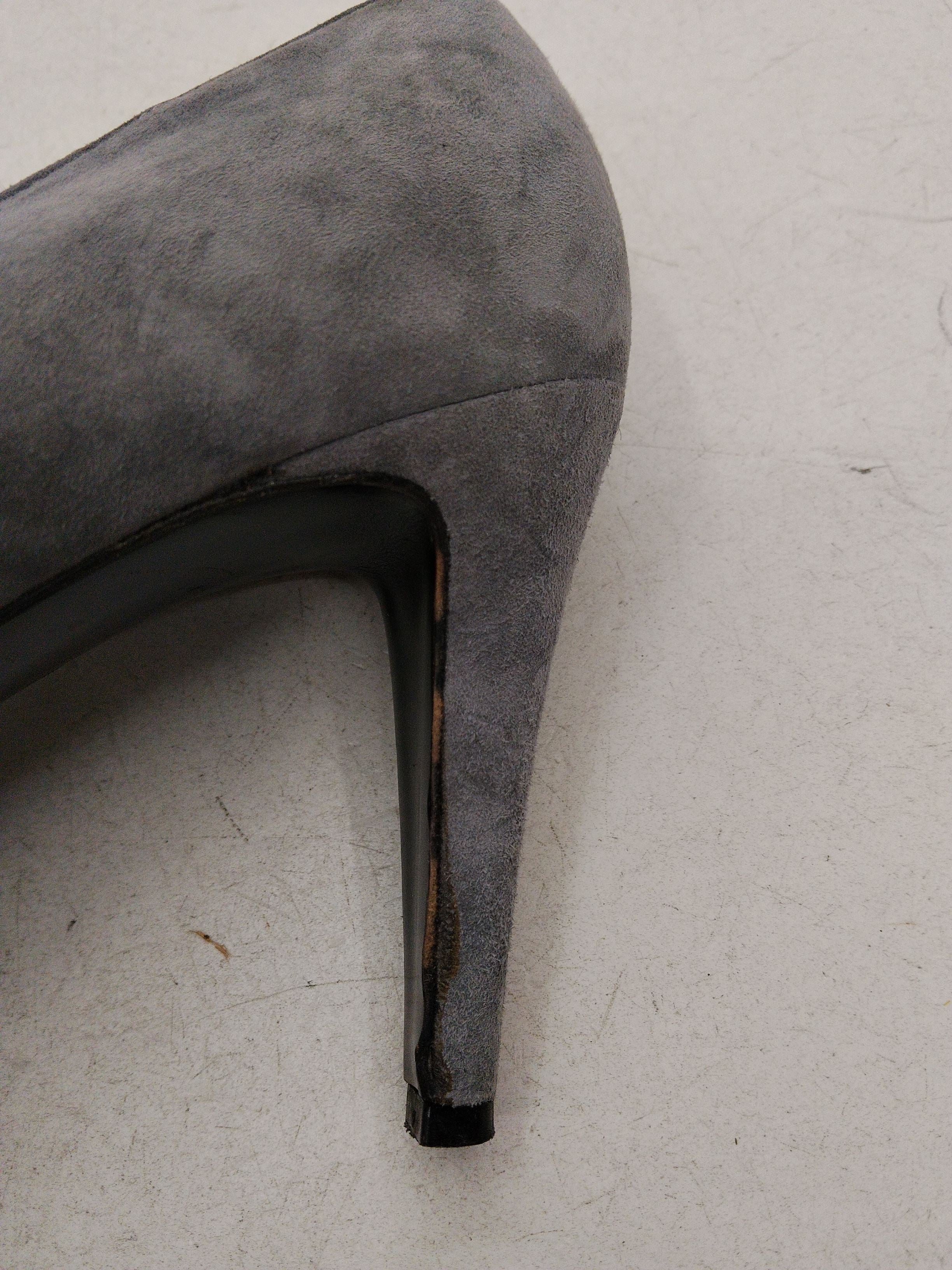 Russell & Bromley Women's Heels UK 6.5 Grey 100% Suede Court - Image 8