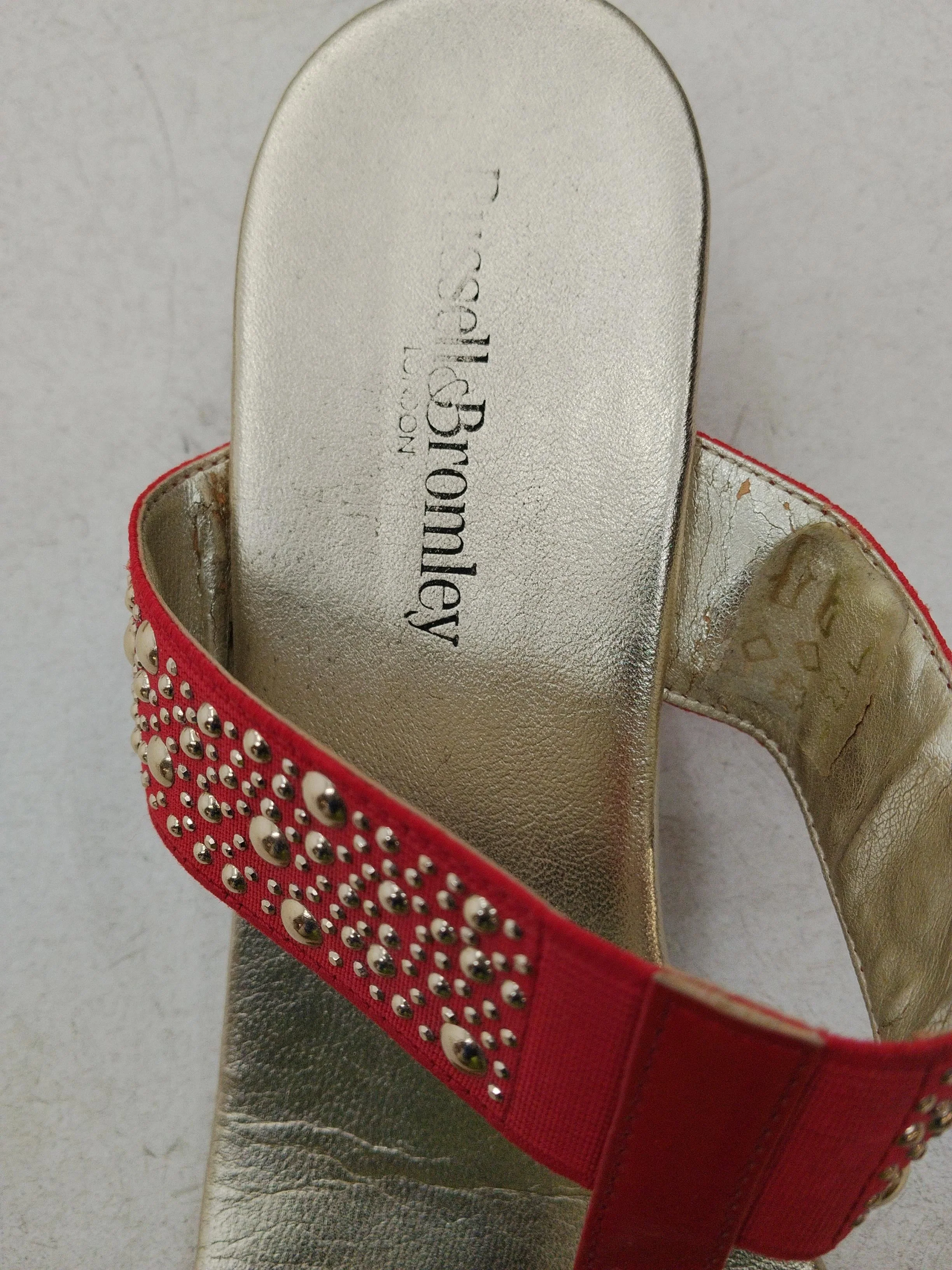 Russell & Bromley Women's Sandals UK 7 Red 100% Other Slider - Image 6