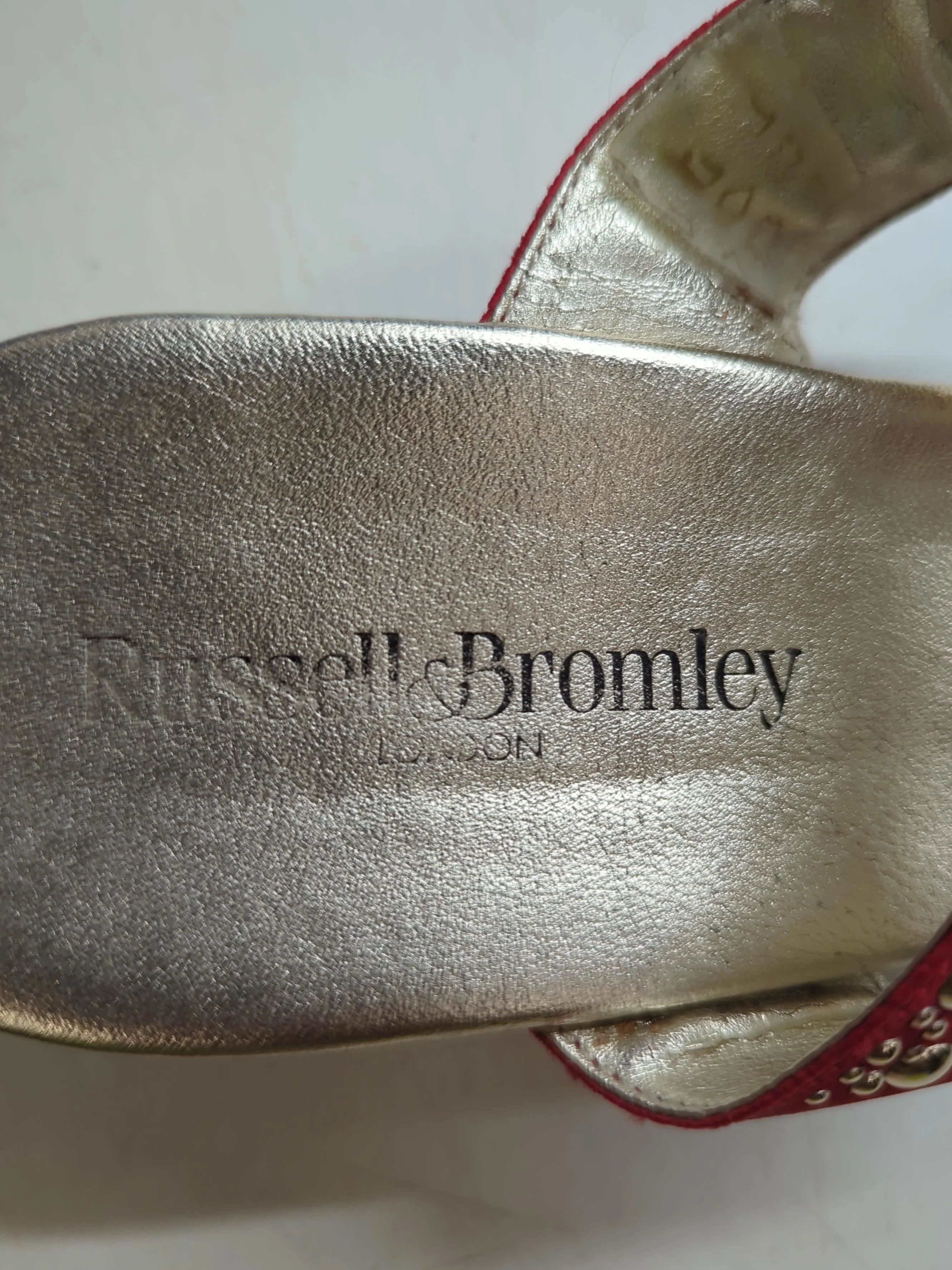 Russell & Bromley Women's Sandals UK 7 Red 100% Other Slider - Image 8