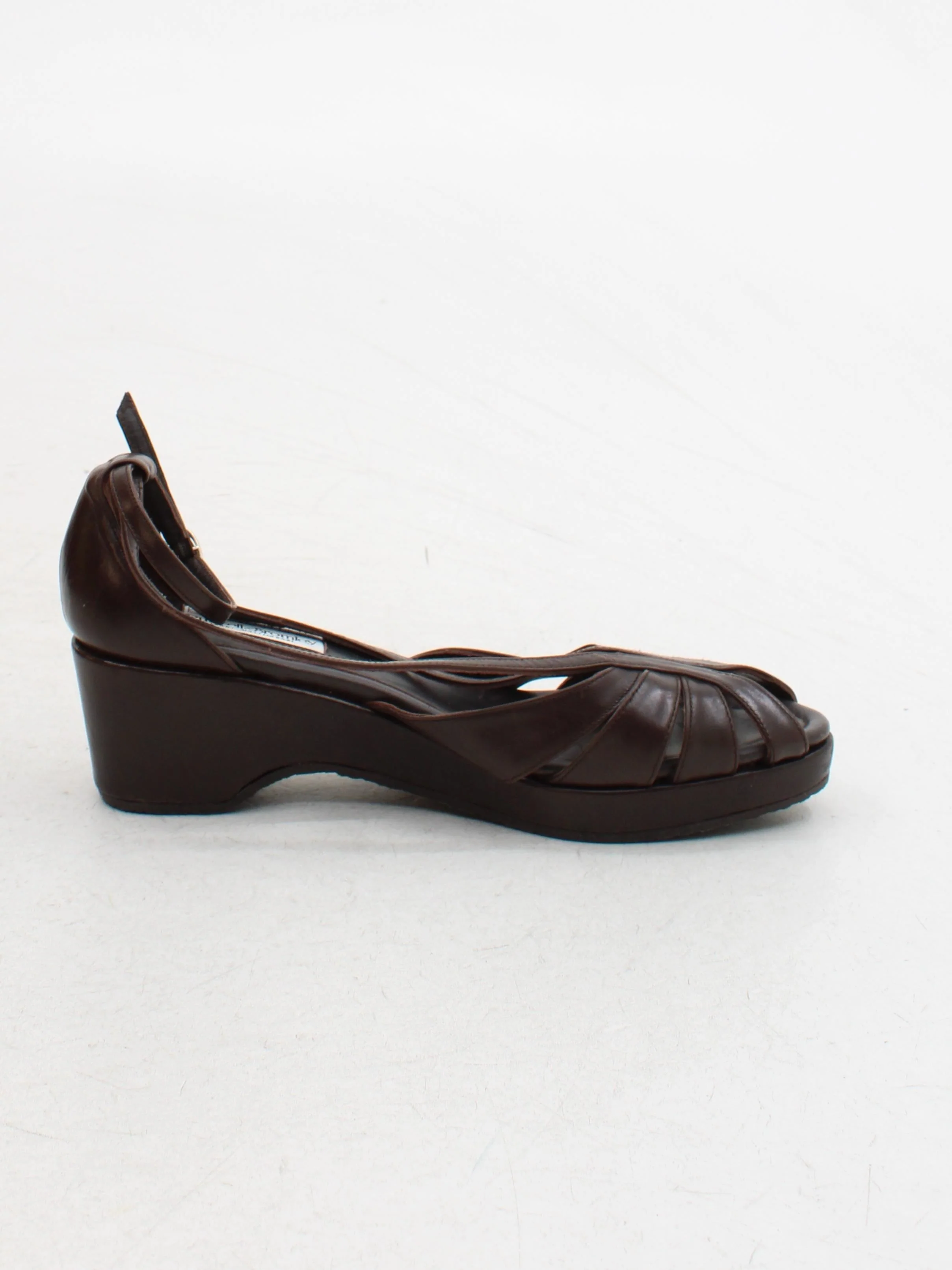 Russell & Bromley Women's Sandals UK 9.5 Brown 100% Leather Strappy - Image 5