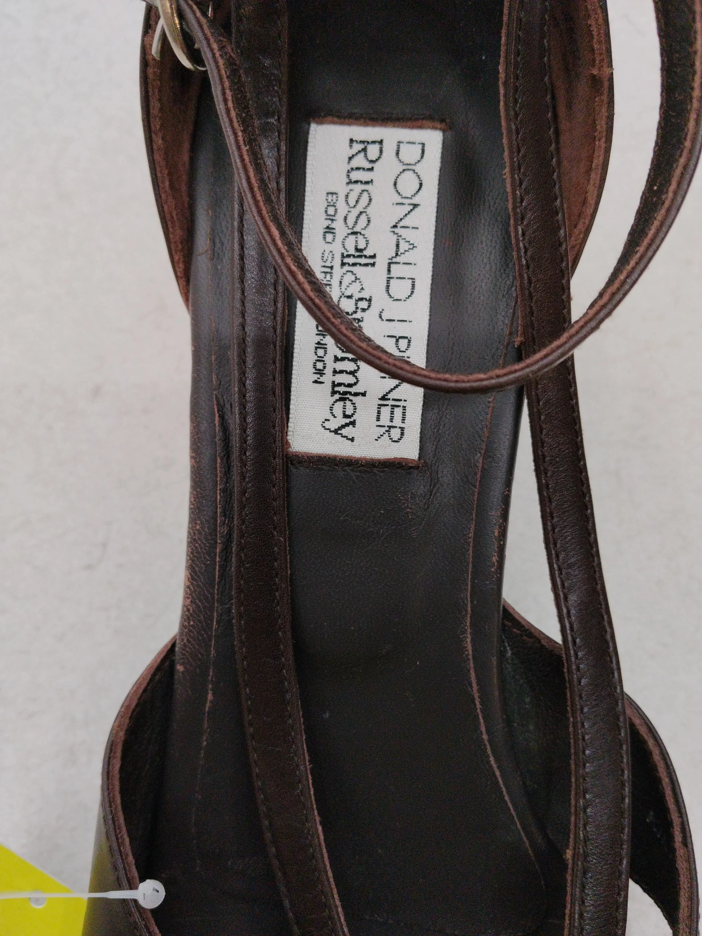 Russell & Bromley Women's Sandals UK 9.5 Brown 100% Leather Strappy - Image 6