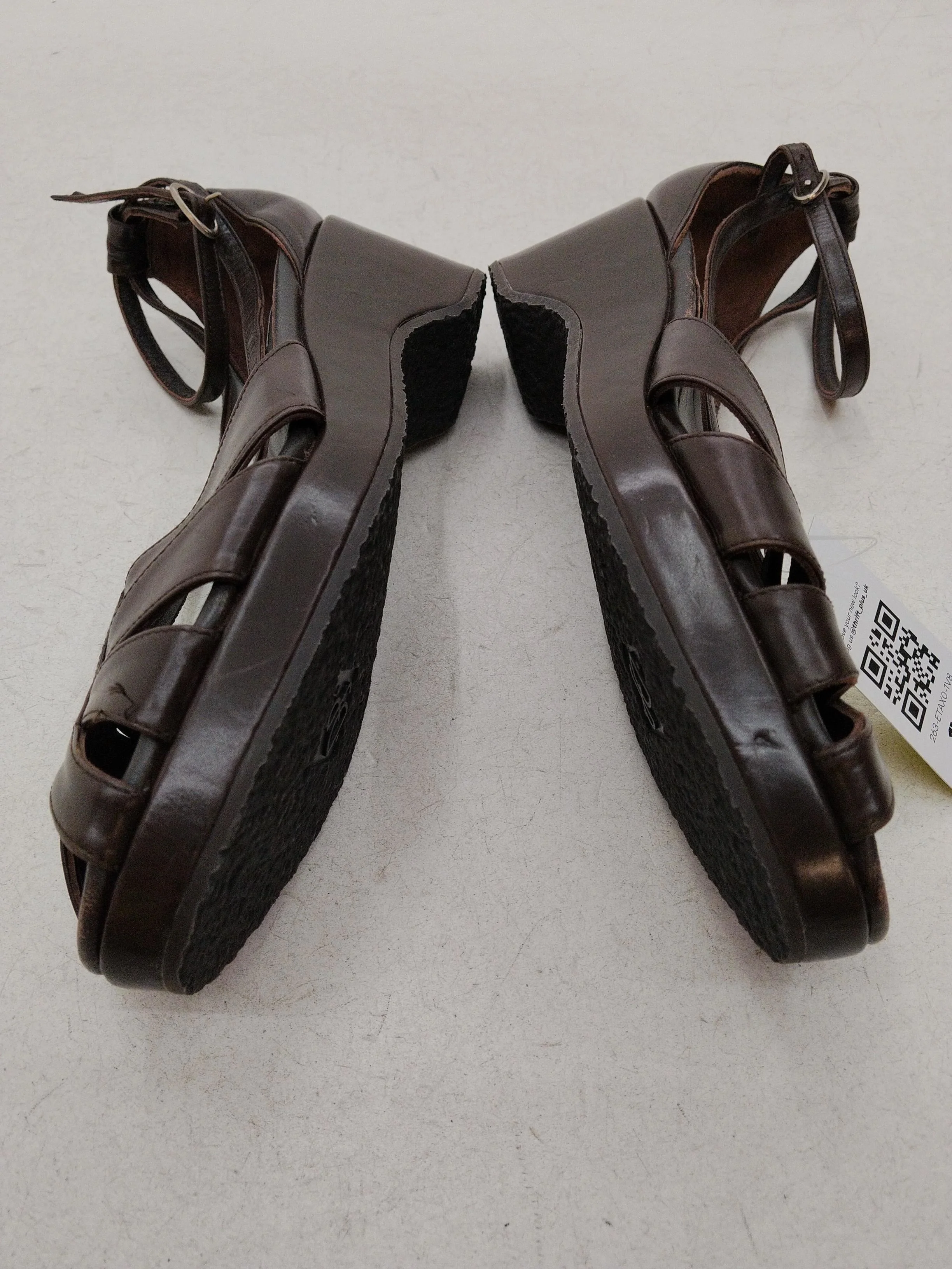 Russell & Bromley Women's Sandals UK 9.5 Brown 100% Leather Strappy - Image 7