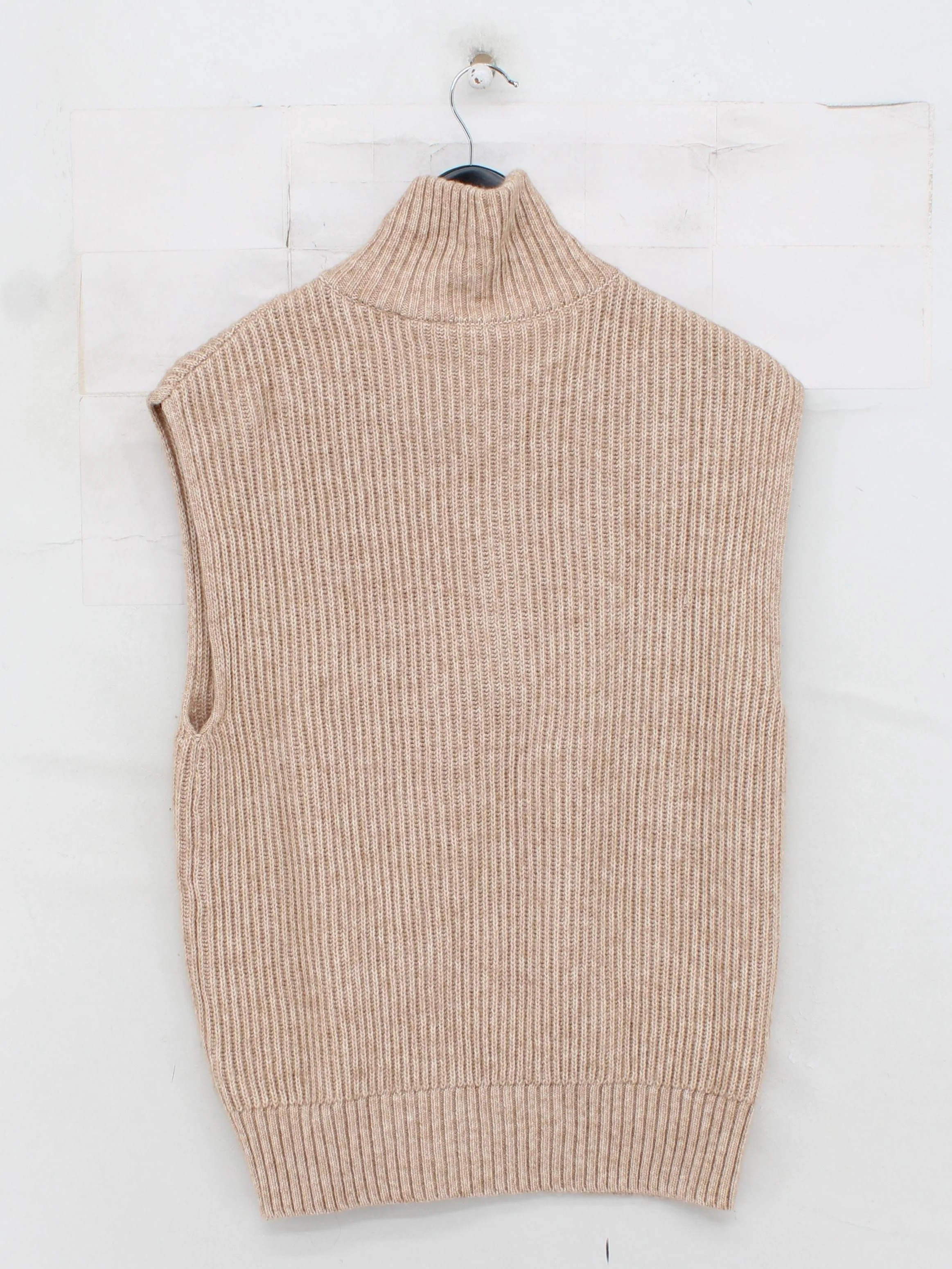 Ruth Langsford Men's Cardigan XS Tan Cotton with Acrylic High Neck Cardigan - Image 2