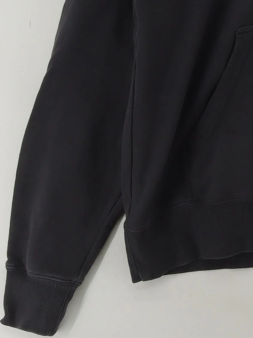 RVCA Men's Hoodie M Black Graphic 100% Cotton Pullover - Image 4