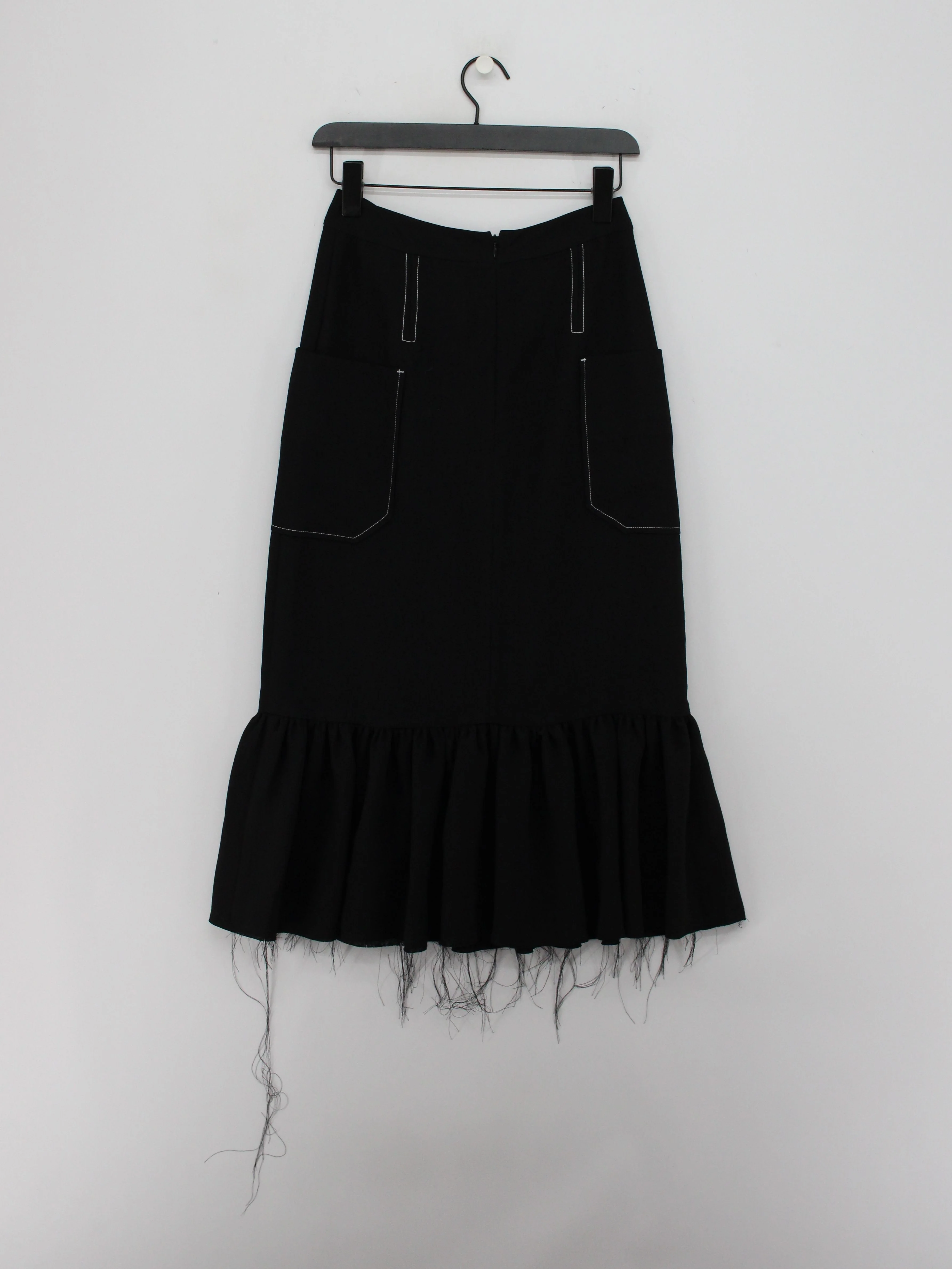 Rye Women's Midi Skirt S Black 100% Other Midi A-Line - Image 2