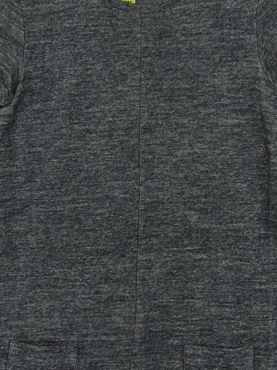 'S MaxMara T-Shirt Mini Dress L in Grey - Image 3