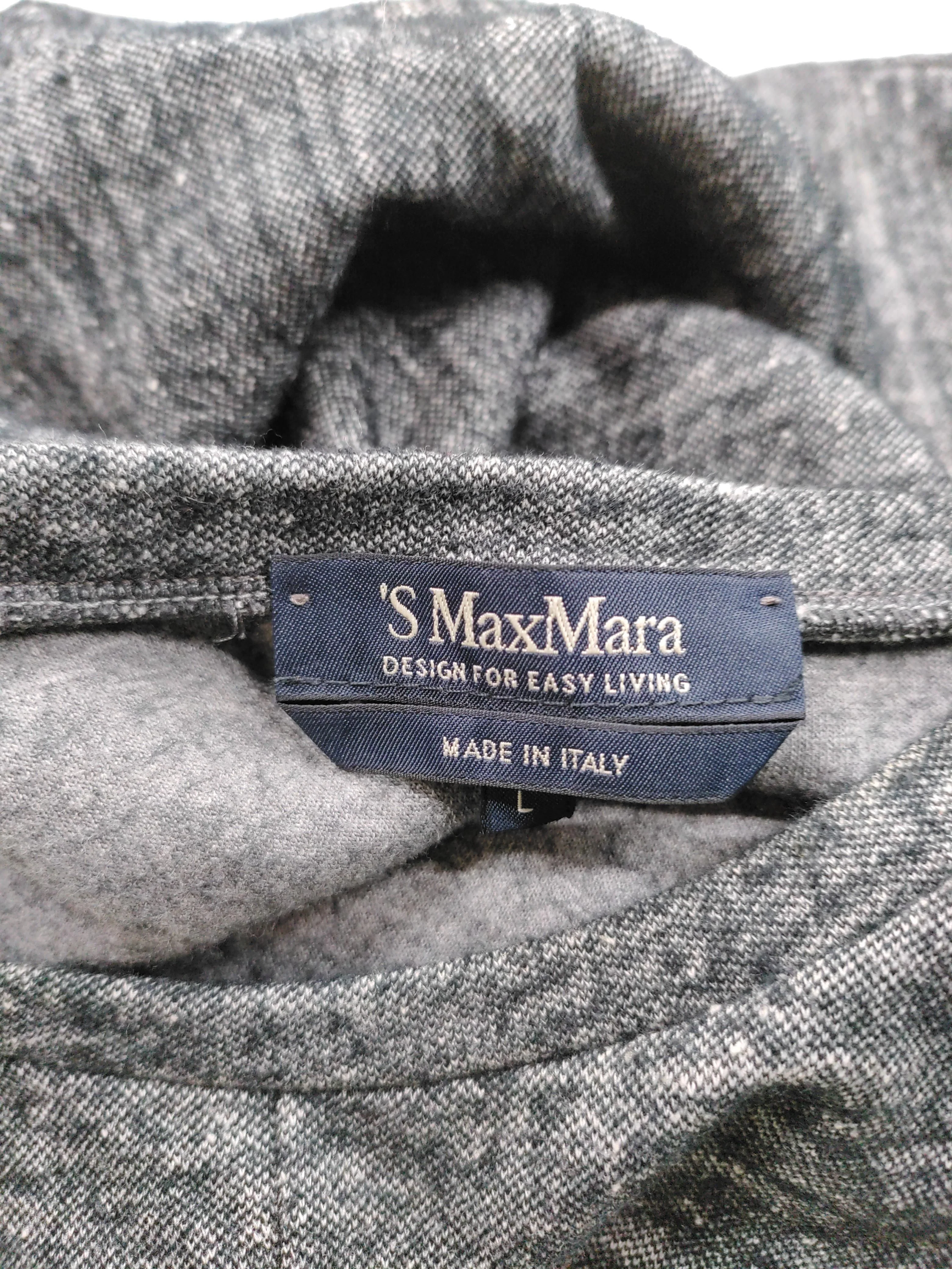 'S MaxMara T-Shirt Mini Dress L in Grey - Image 5