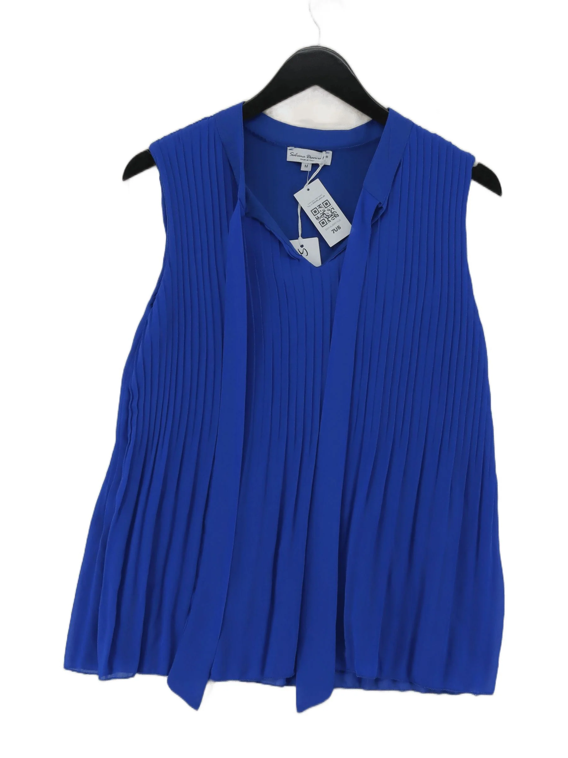 Sabrina Diamanti Women's Top M Blue Viscose with Elastane Basic