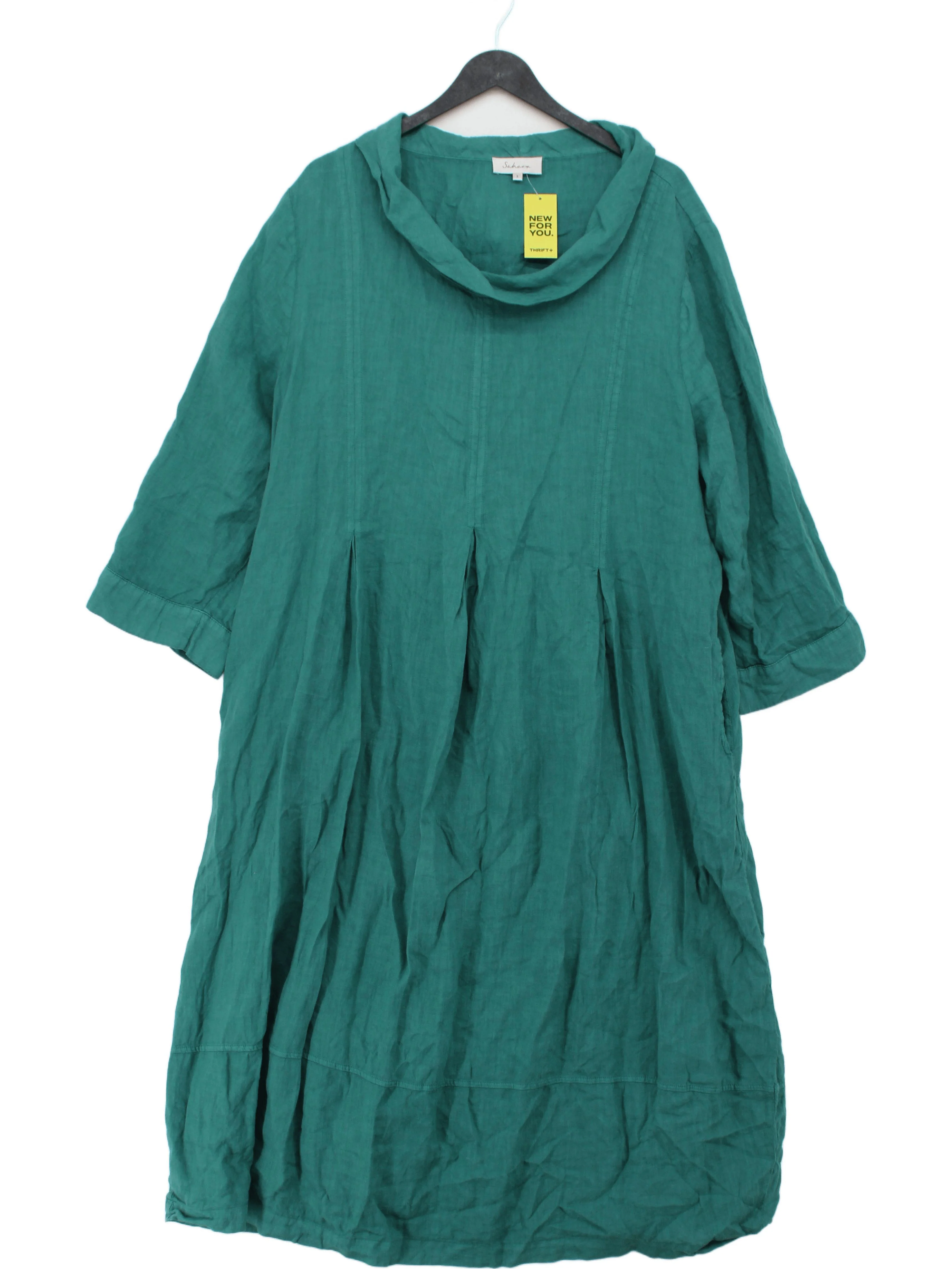 Sahara Jumper Mini Dress UK20 in Green