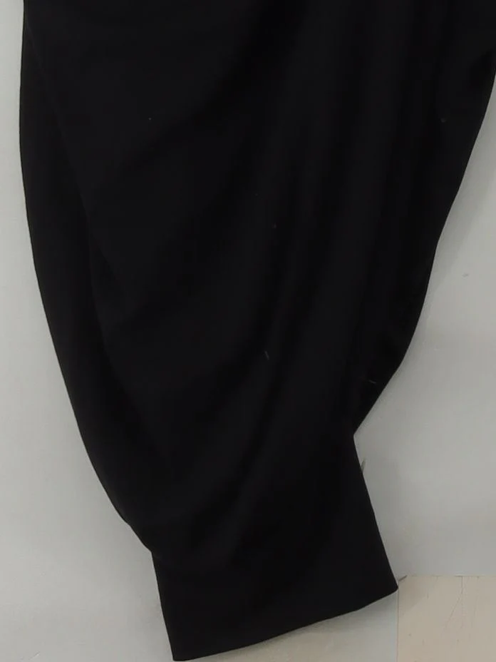 Sahara Men's Trousers S Black Viscose with Elastane Tapered Chino - Image 4
