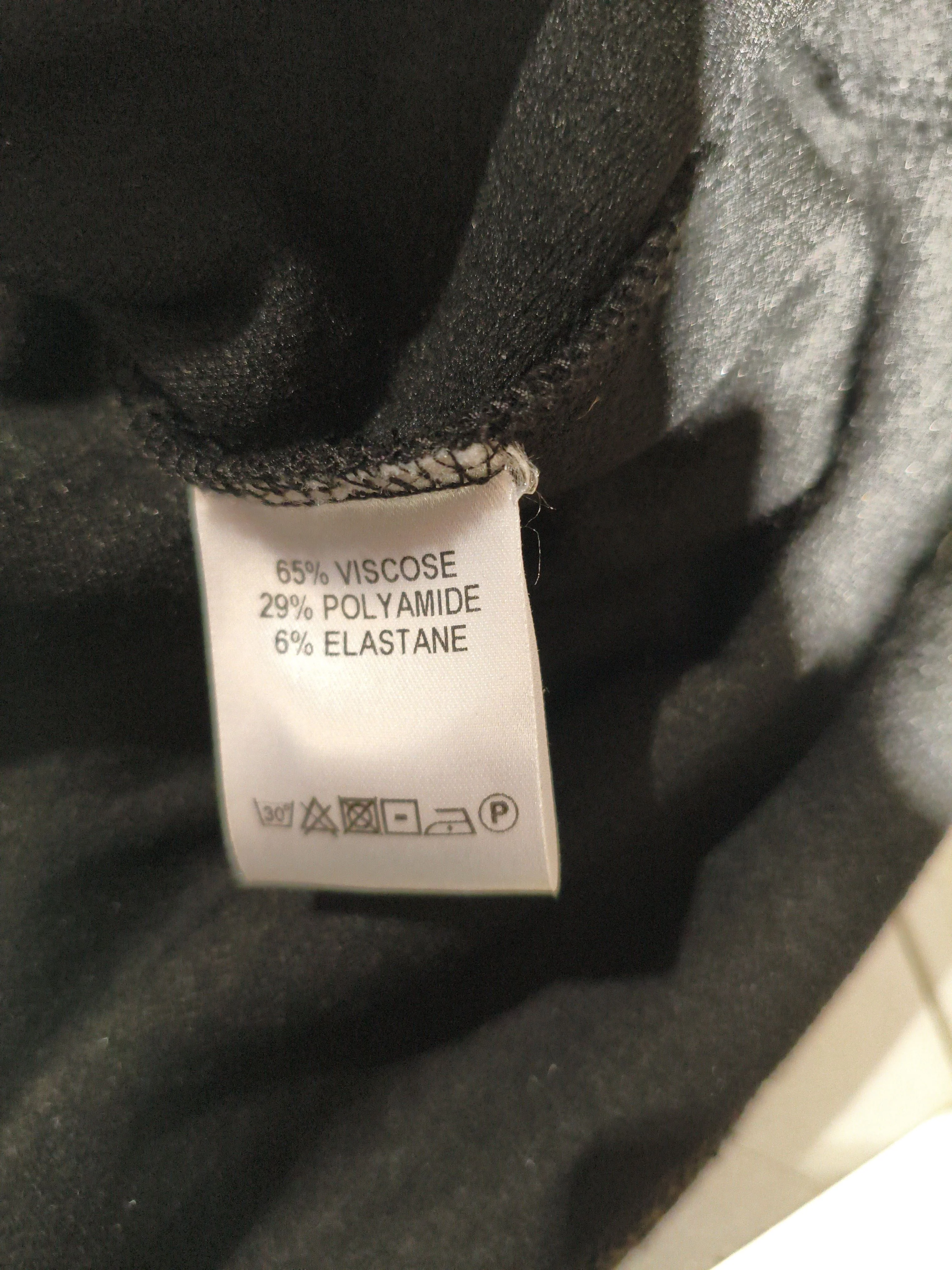 Sahara Women's Top XL Black Viscose with Polyamide, Elastane Tunic - Image 15