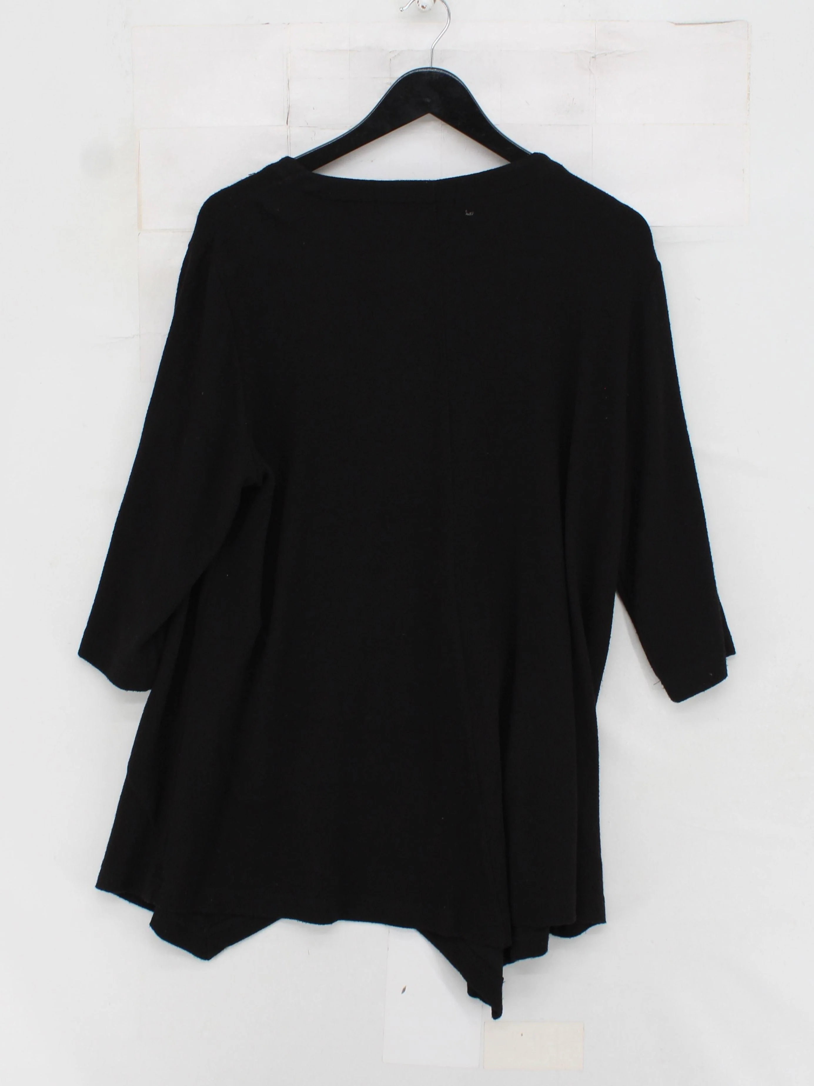 Sahara Women's Top XL Black Viscose with Polyamide, Elastane Tunic - Image 3