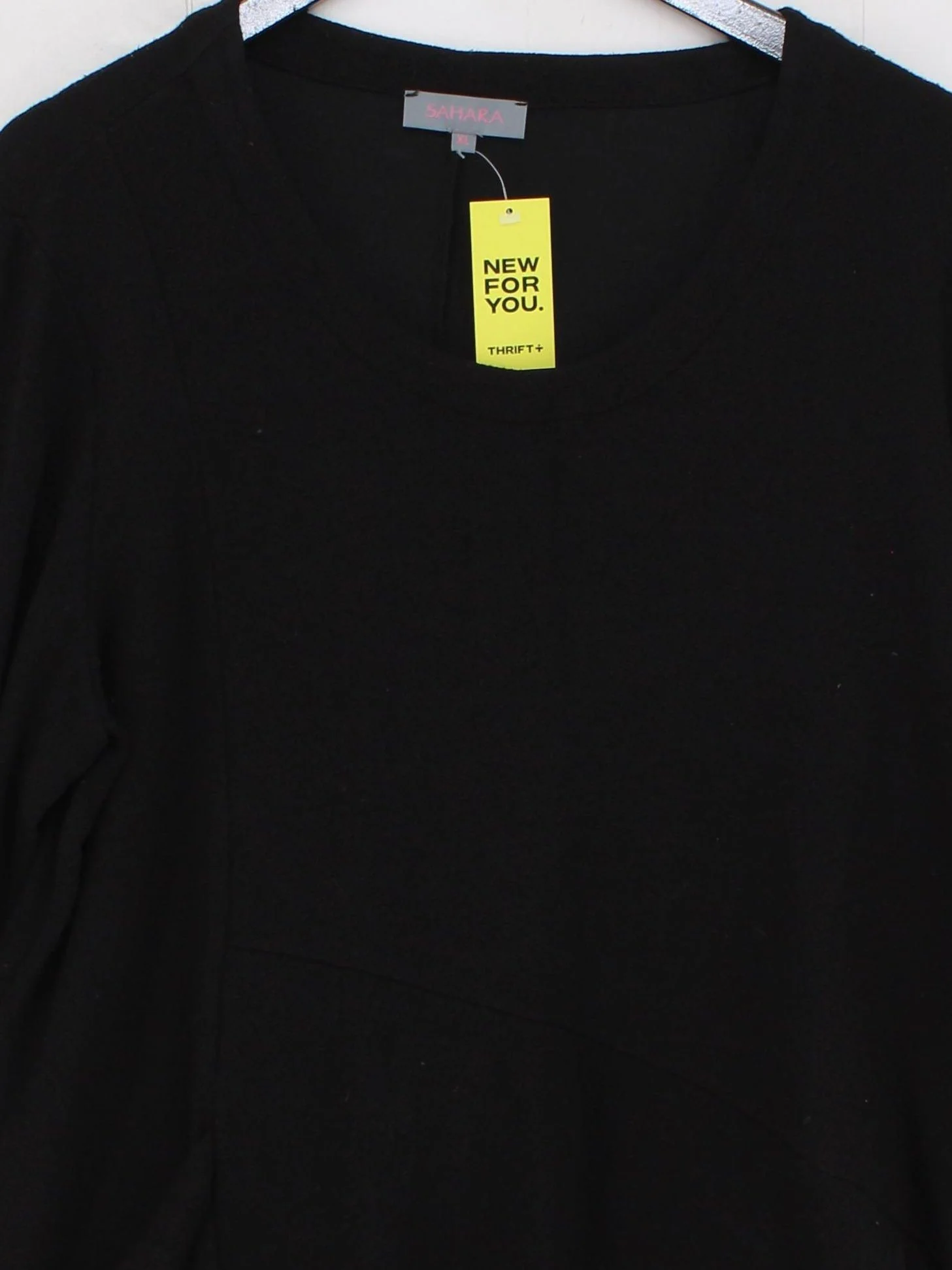 Sahara Women's Top XL Black Viscose with Polyamide, Elastane Tunic - Image 6