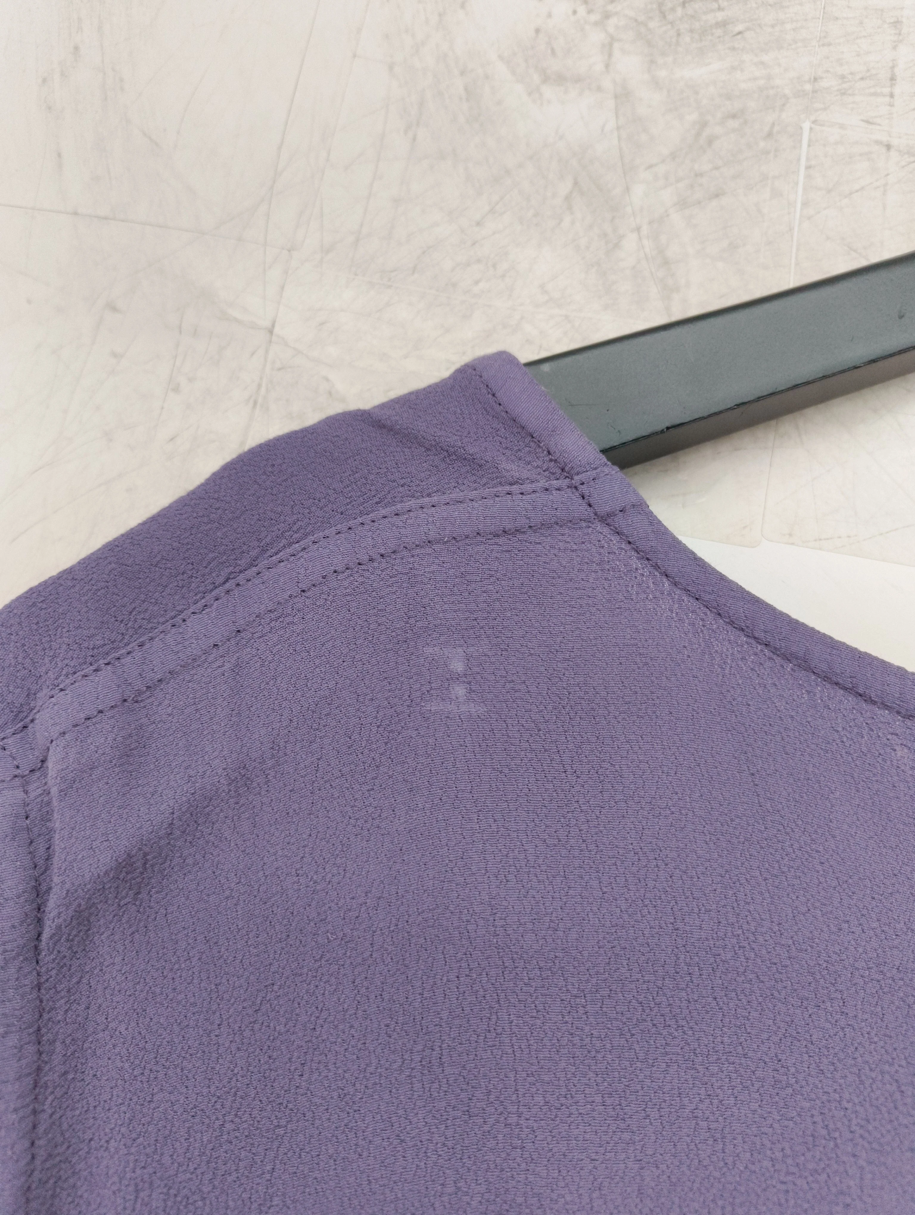 Sahara Women's Top XL Purple 100% Viscose Sleeveless V-Neck Tunic - Image 5