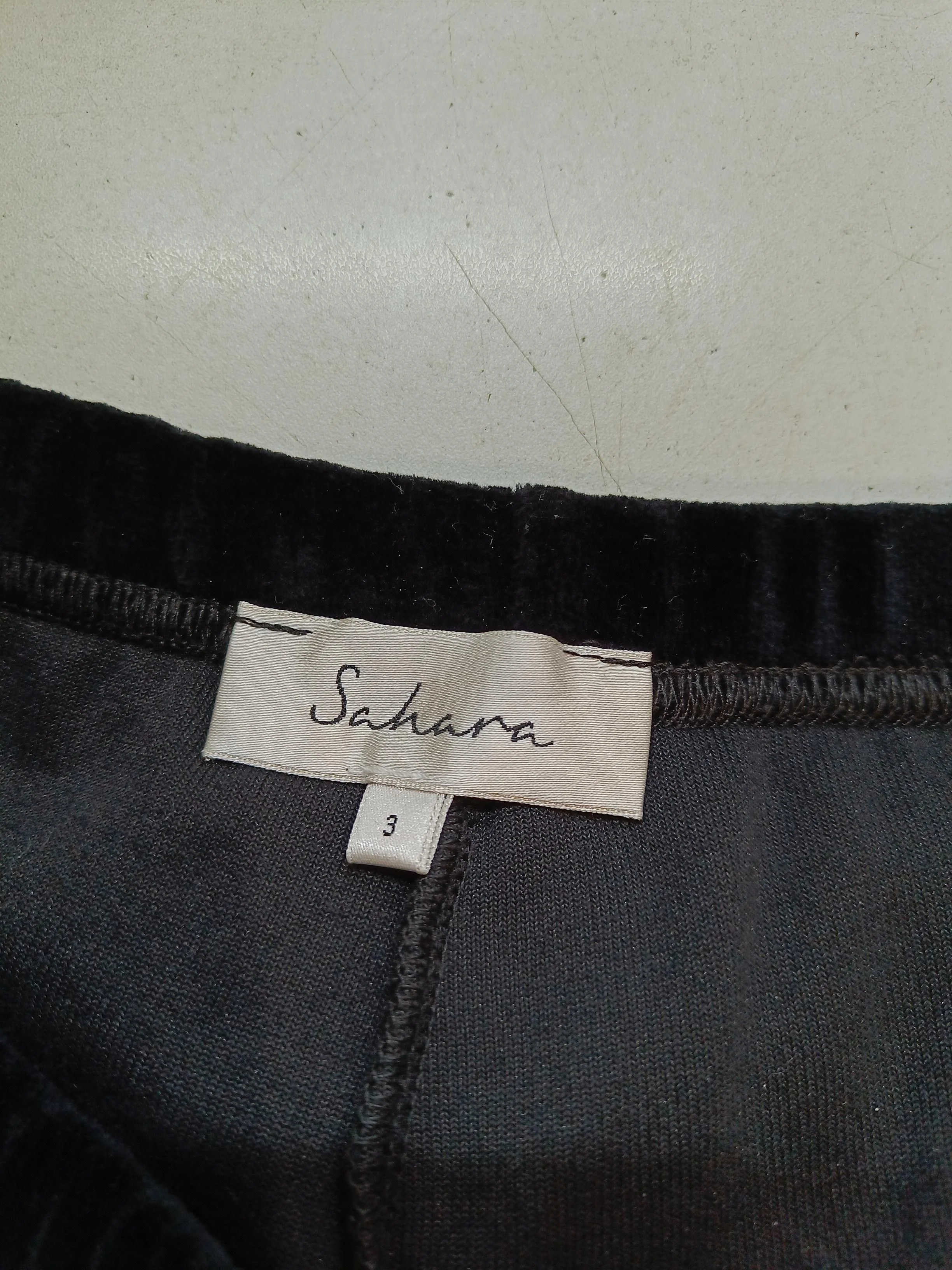 Sahara Women's Trousers L Black Cotton with Polyester Straight Sweatpants - Image 5