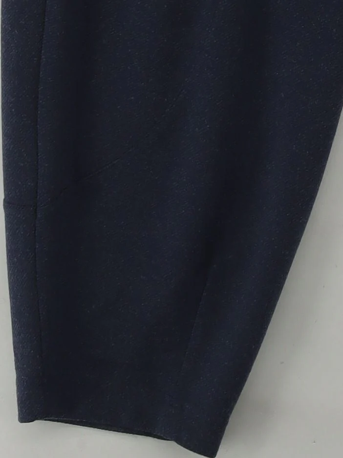 Sahara Women's Trousers L Blue Viscose with Polyamide, Elastane, Other Chino - Image 4
