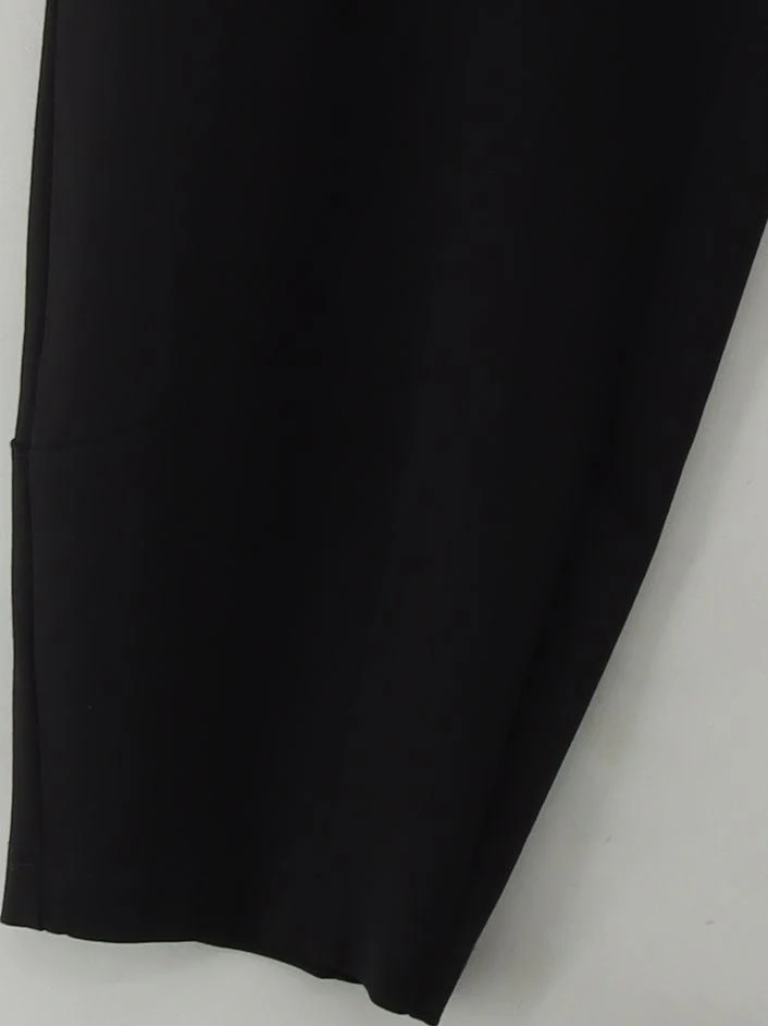 Sahara Women's Trousers M Black Viscose with Polyamide, Elastane Sweatpants - Image 4