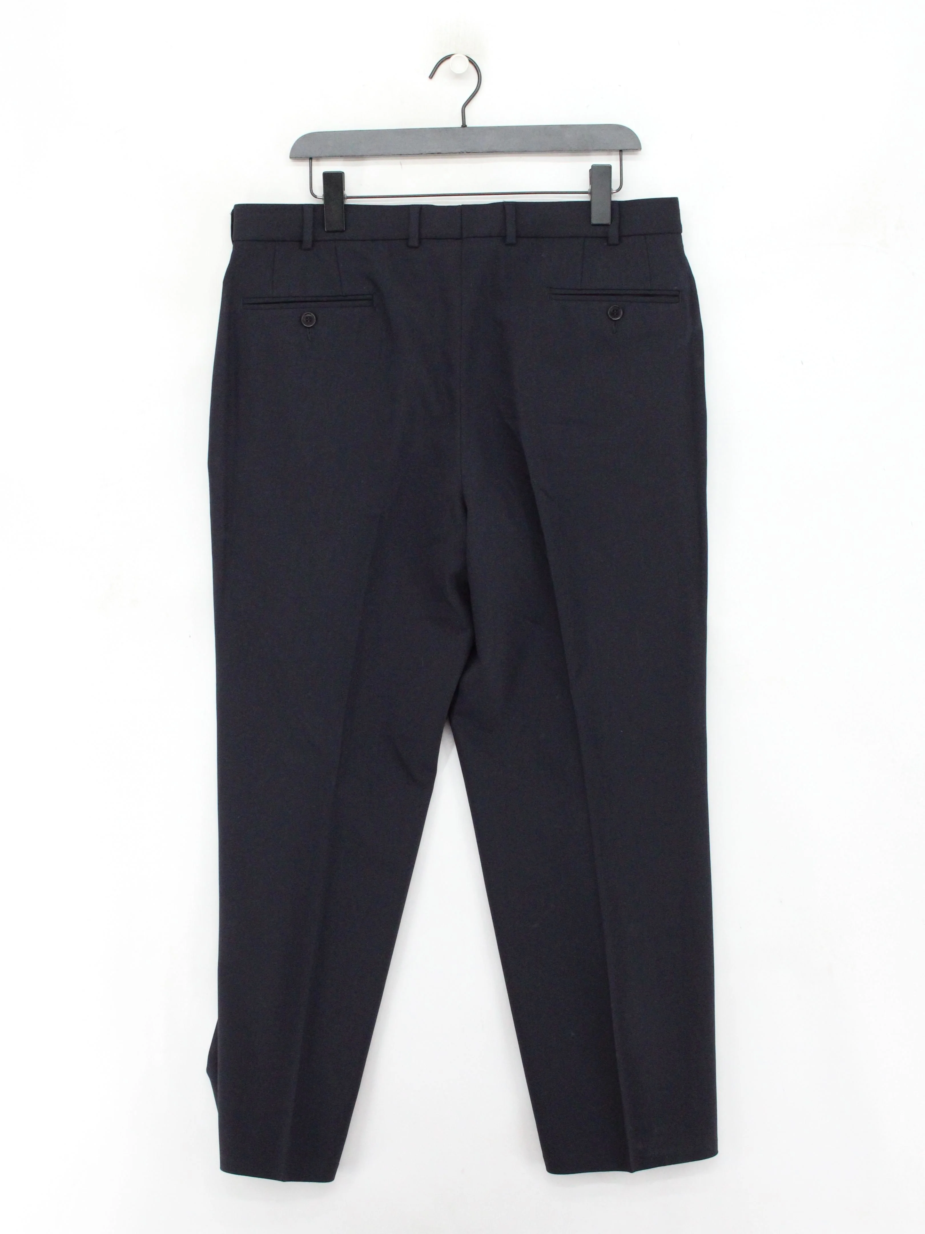 Saint Hilaire Men's Trousers W 38 in Blue Wool with Polyester, Elastane Chino - Image 2