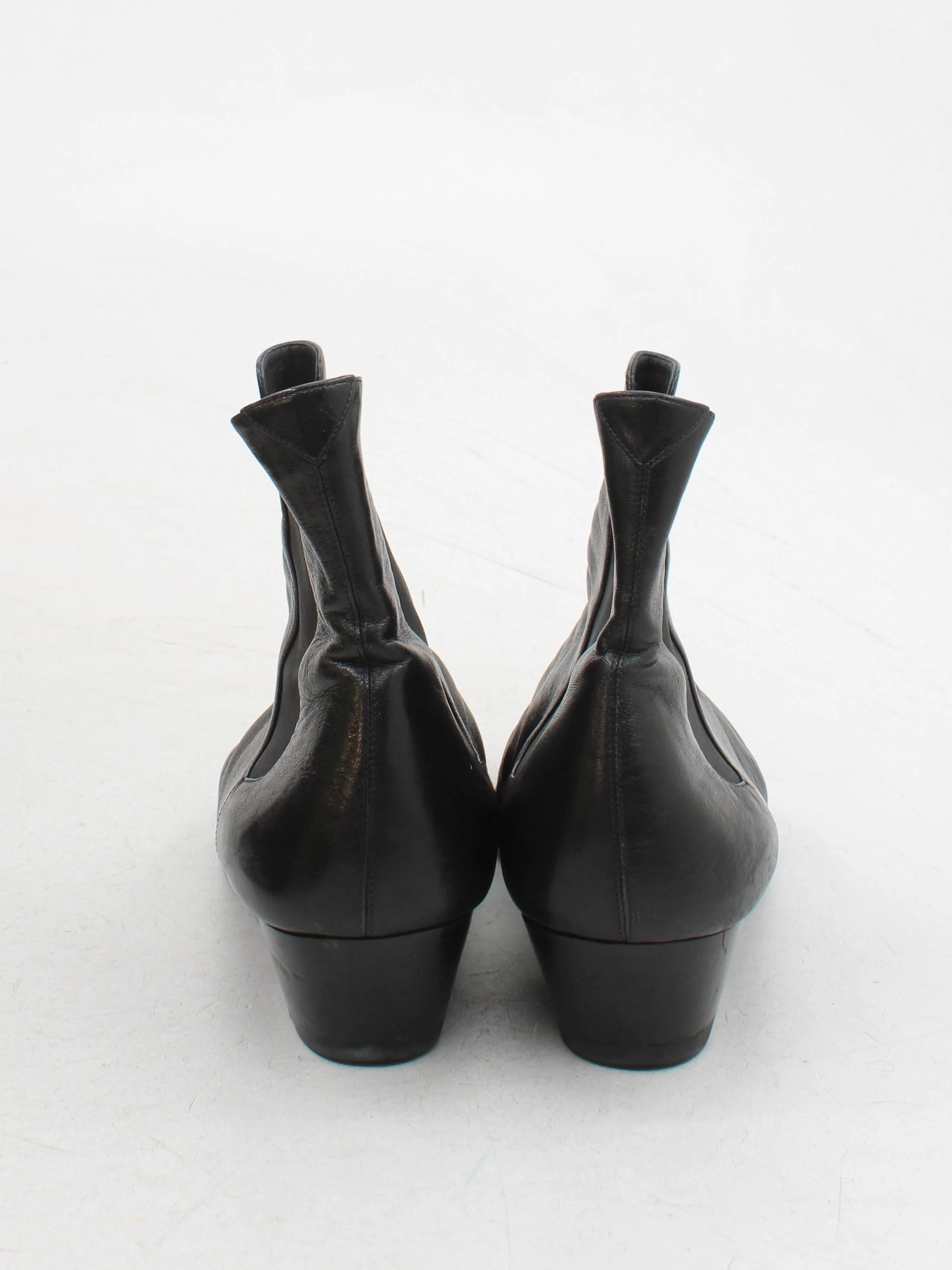 Saint Laurent Men's Boots UK 10 Black 100% Leather Chelsea - Image 3