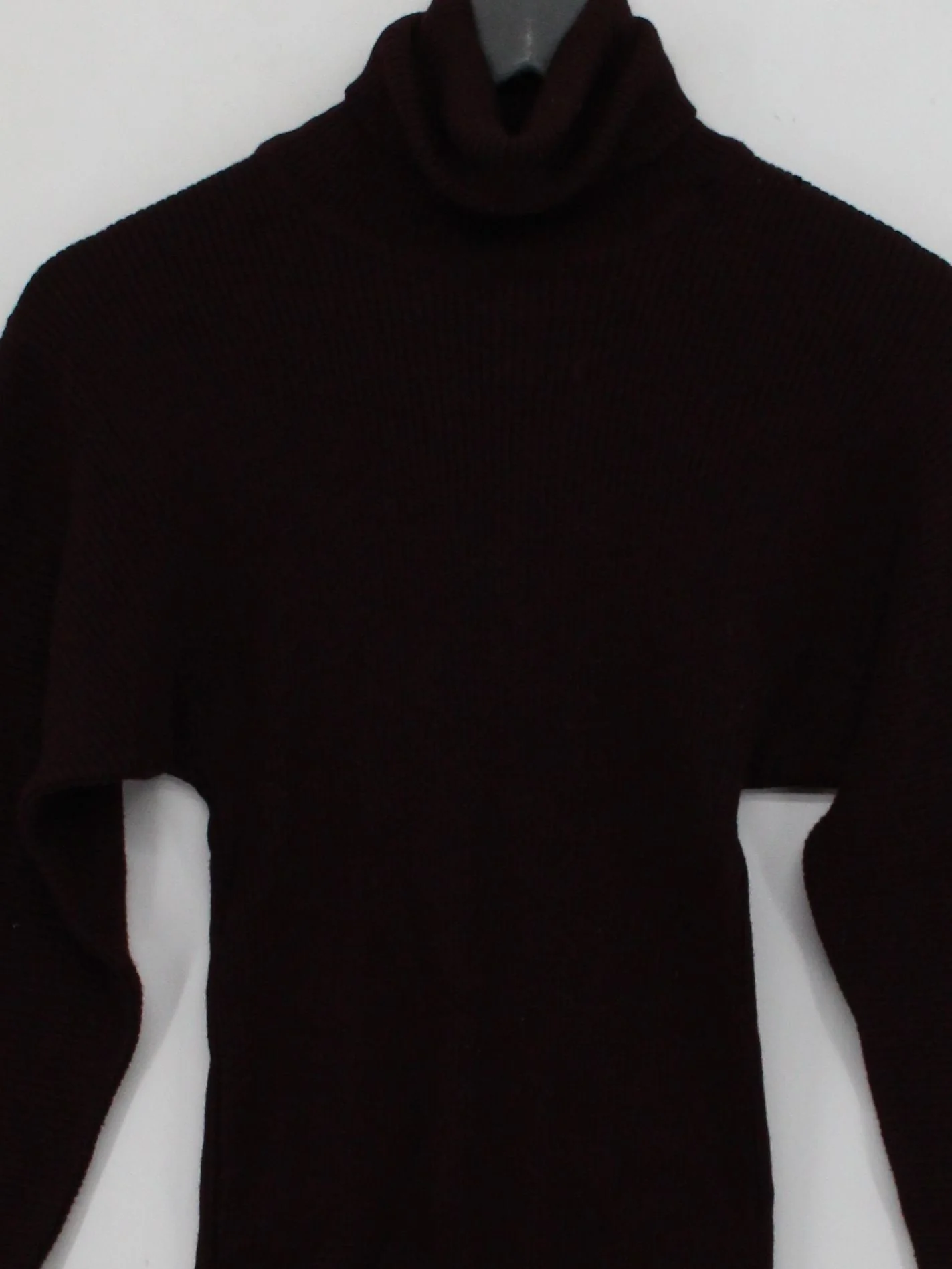 Saint Laurent Women's Jumper M Brown 100% Wool Roll Neck Pullover - Image 3