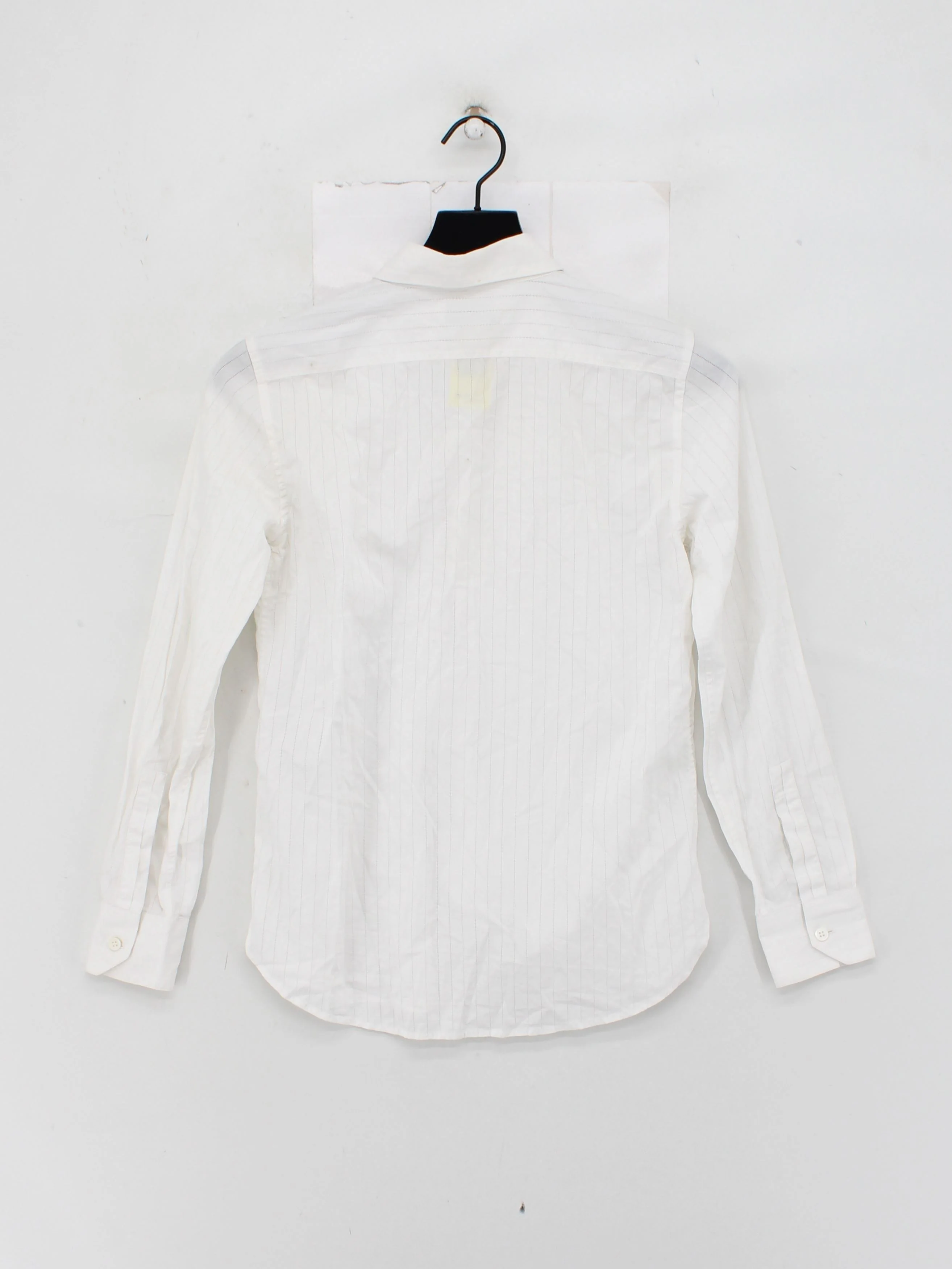 Saint Laurent Women's Shirt UK 8 White 100% Cotton Basic - Image 2