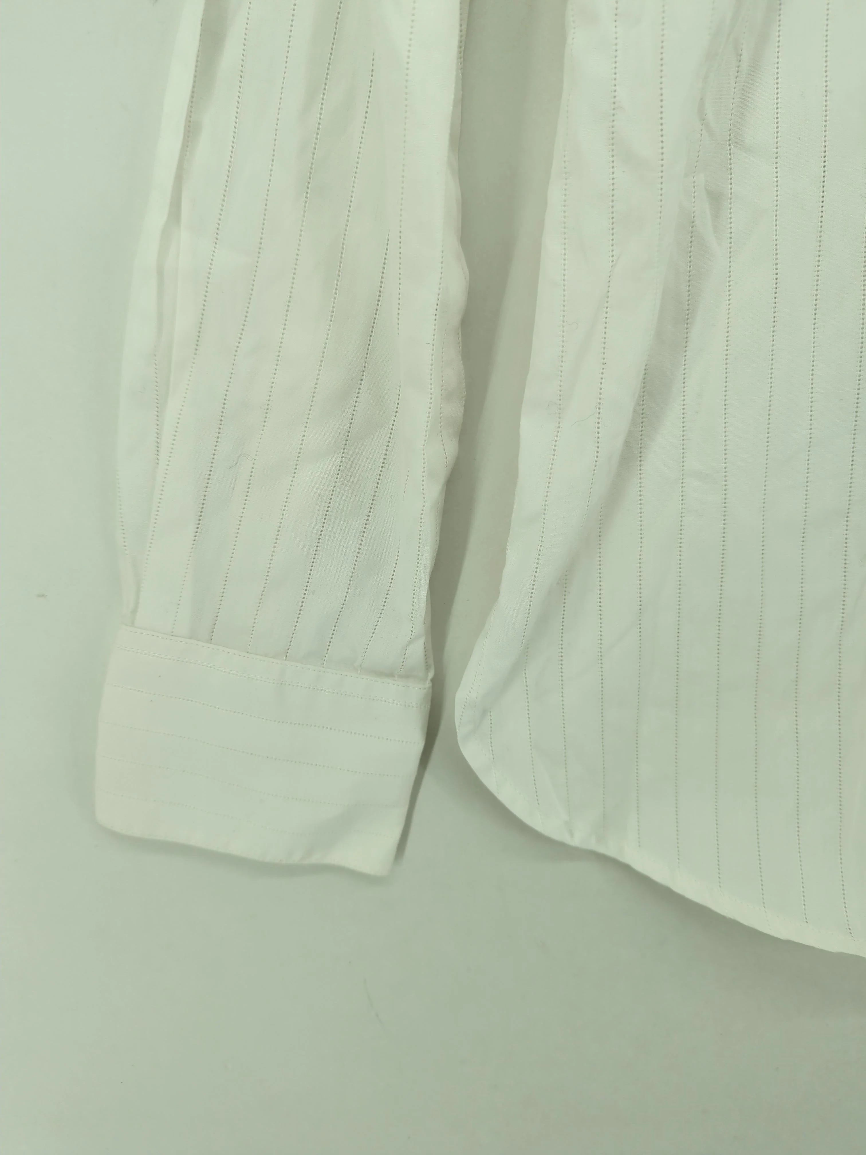 Saint Laurent Women's Shirt UK 8 White 100% Cotton Basic - Image 4