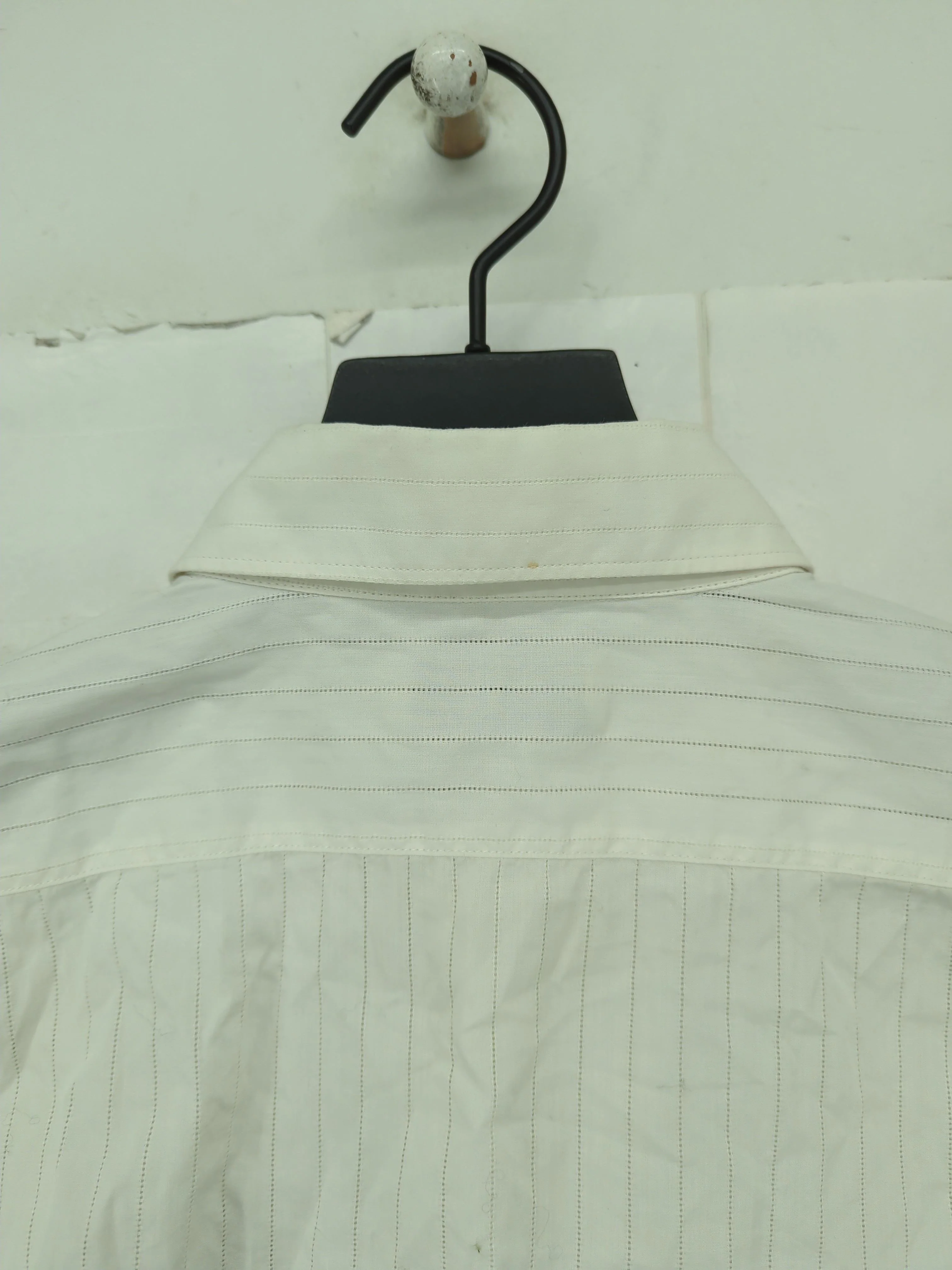 Saint Laurent Women's Shirt UK 8 White 100% Cotton Basic - Image 5