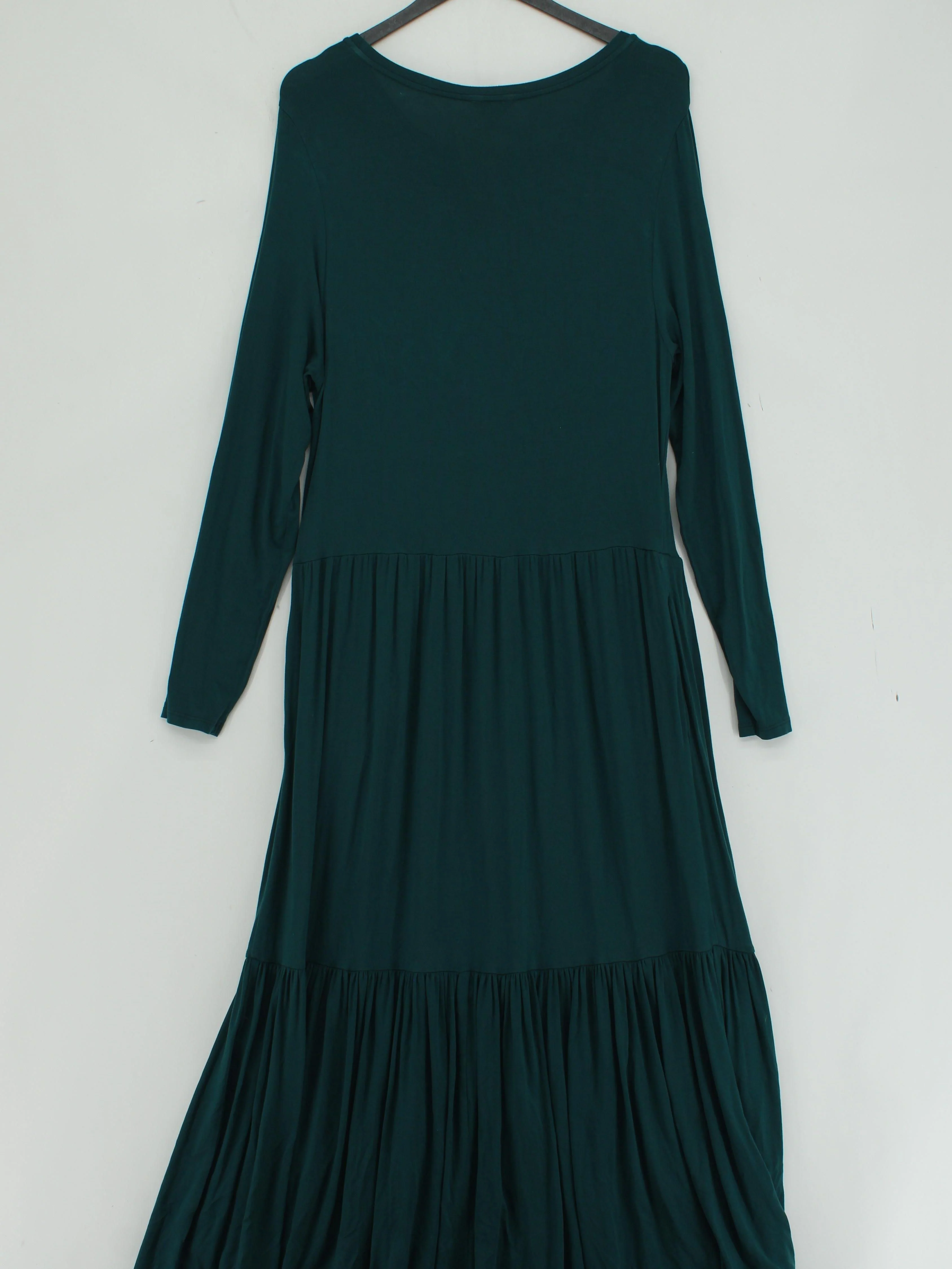 Saint + Sofia Jumper Midi Dress UK18 in Green - Image 2