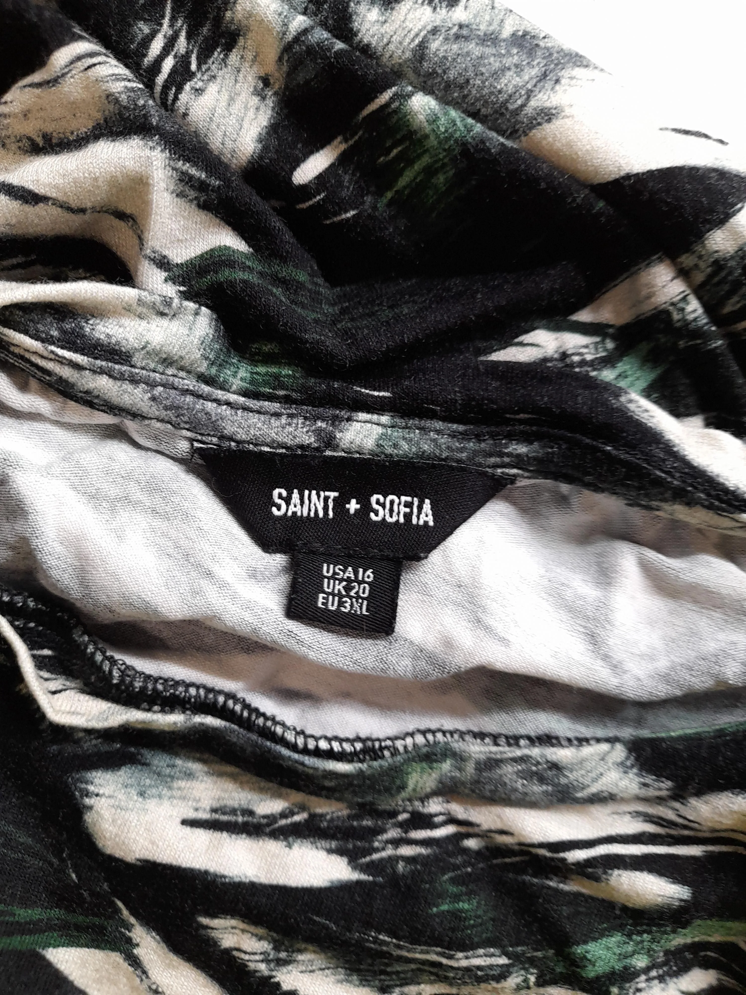 Saint + Sofia Maxi Dress UK20 in Multi - Image 5